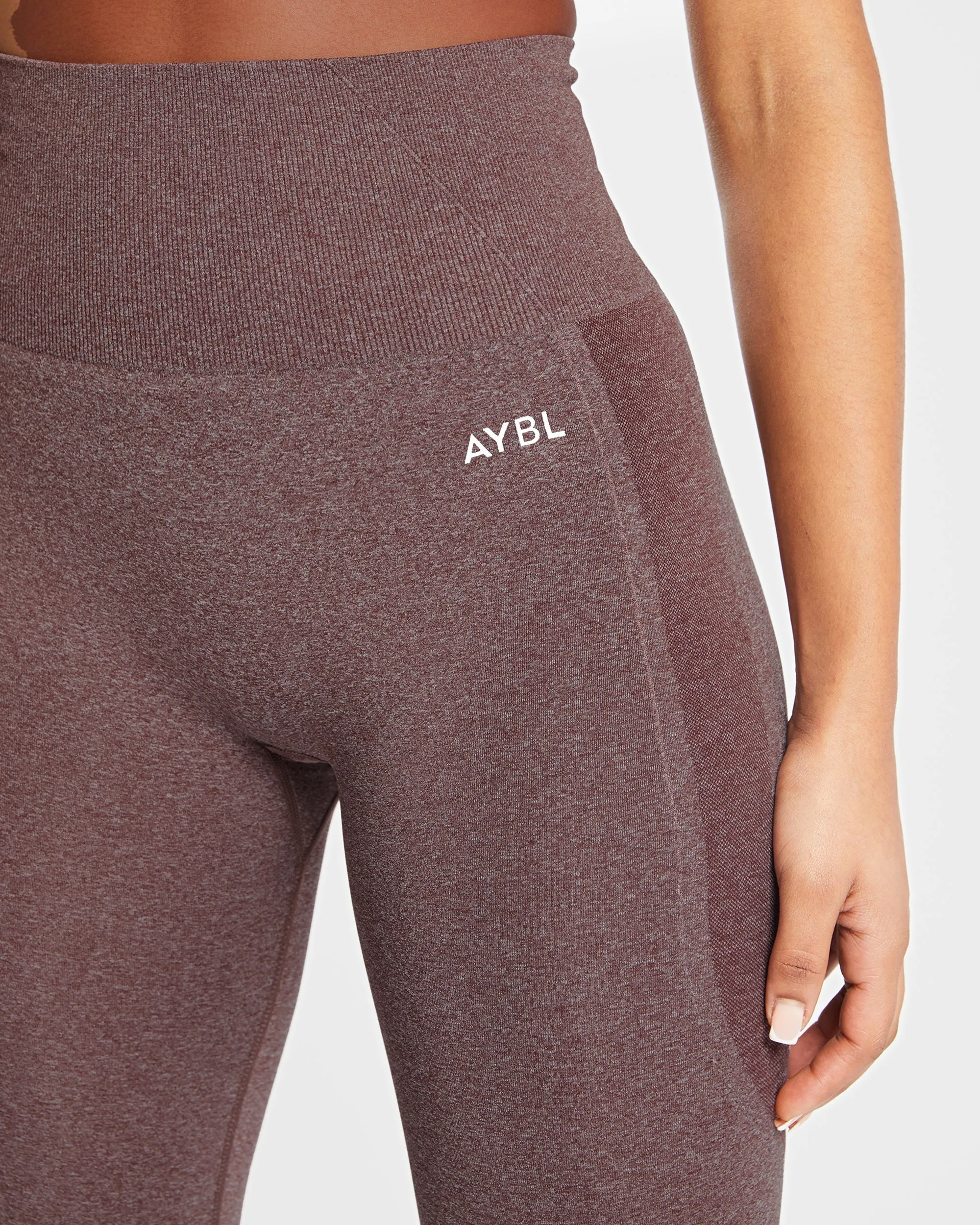 Empower Seamless Leggings - Brown Marl sold by AYBL product image thumbnail 5