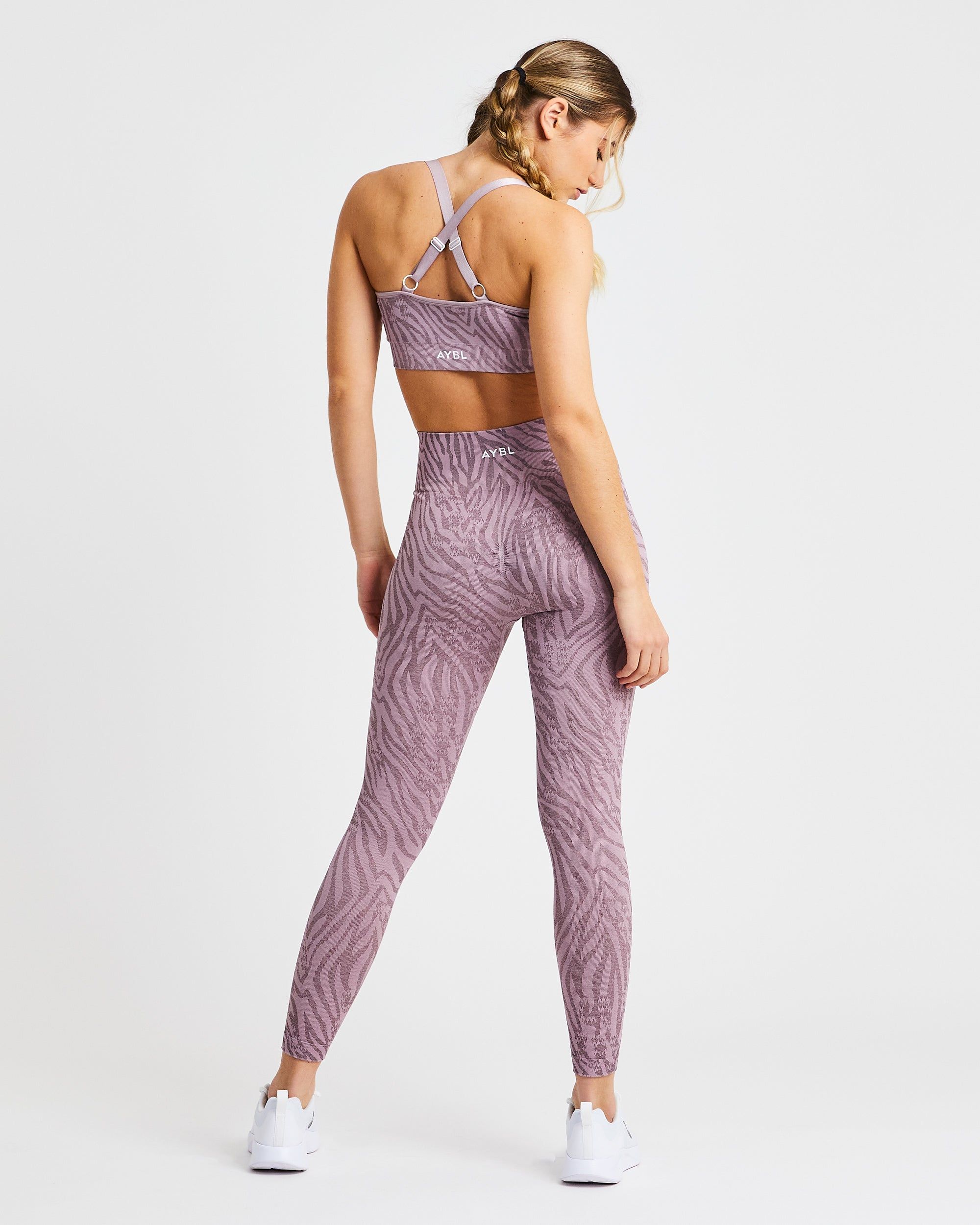 Evolve Animal Seamless Leggings - Mauve Lilac sold by AYBL product image thumbnail 4