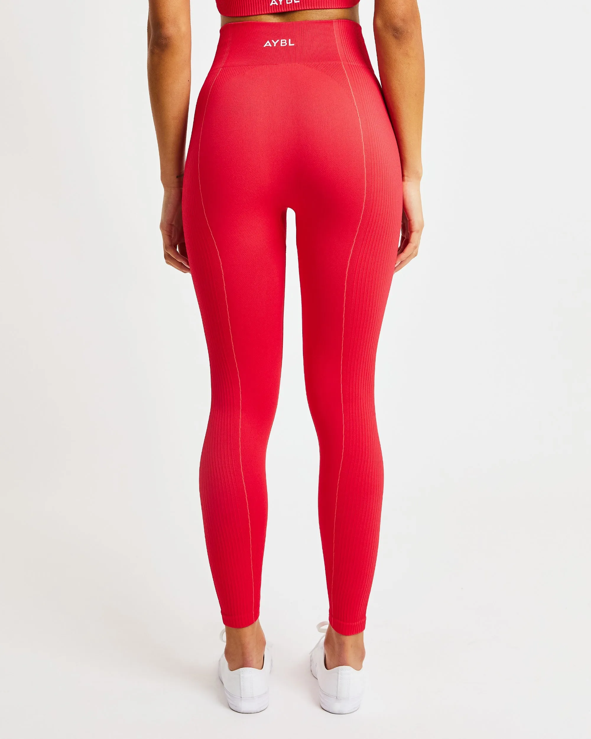 Reflex Seamless Leggings - Red sold by AYBL product image thumbnail 2