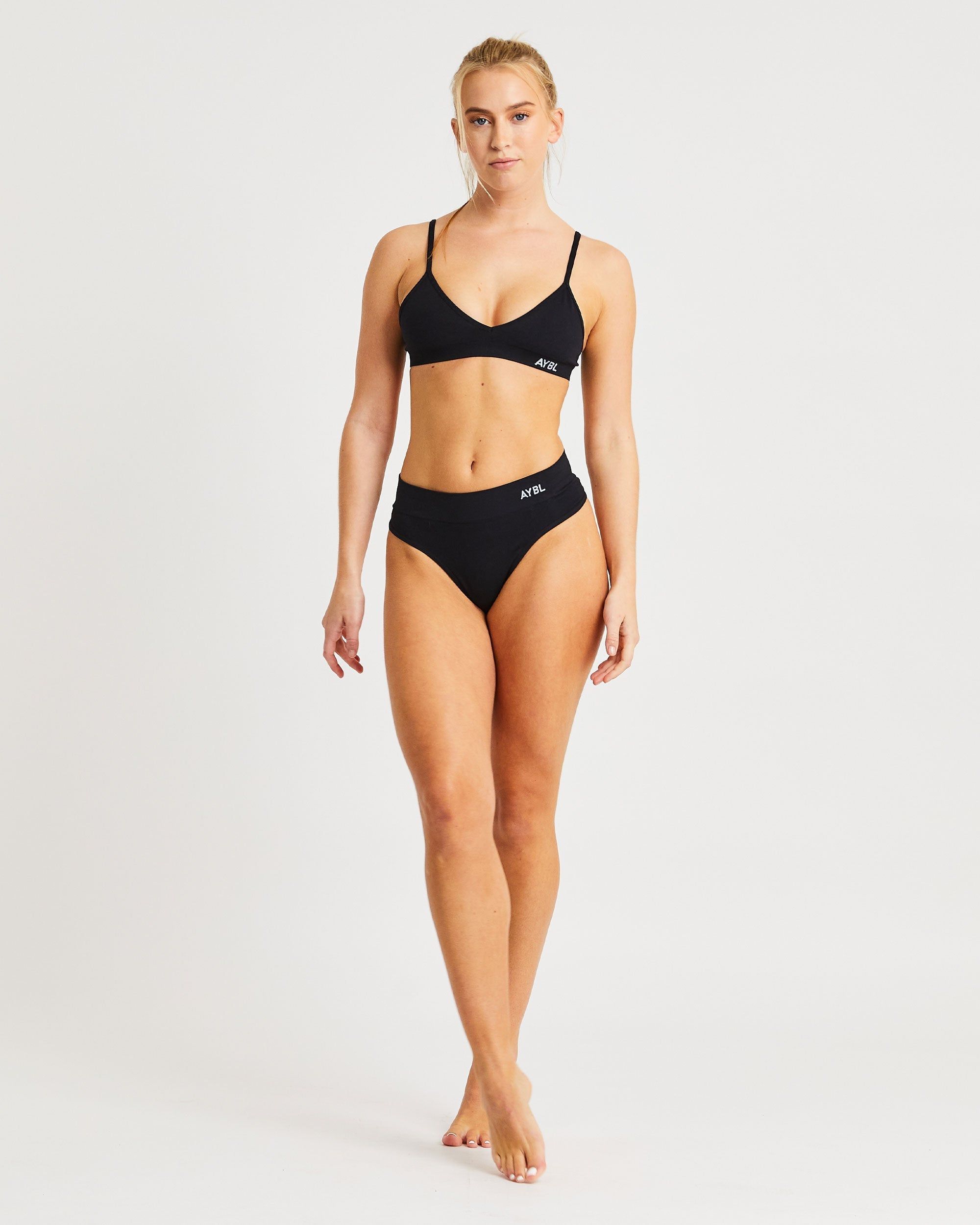 Seamless High Rise Thong - Black sold by AYBL product image thumbnail 3