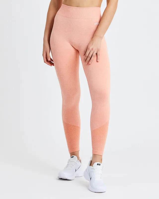 Motion Seamless Leggings - Peach Marl sold by AYBL