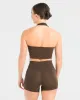 Staple Halterneck Crop Top - Brown sold by AYBL