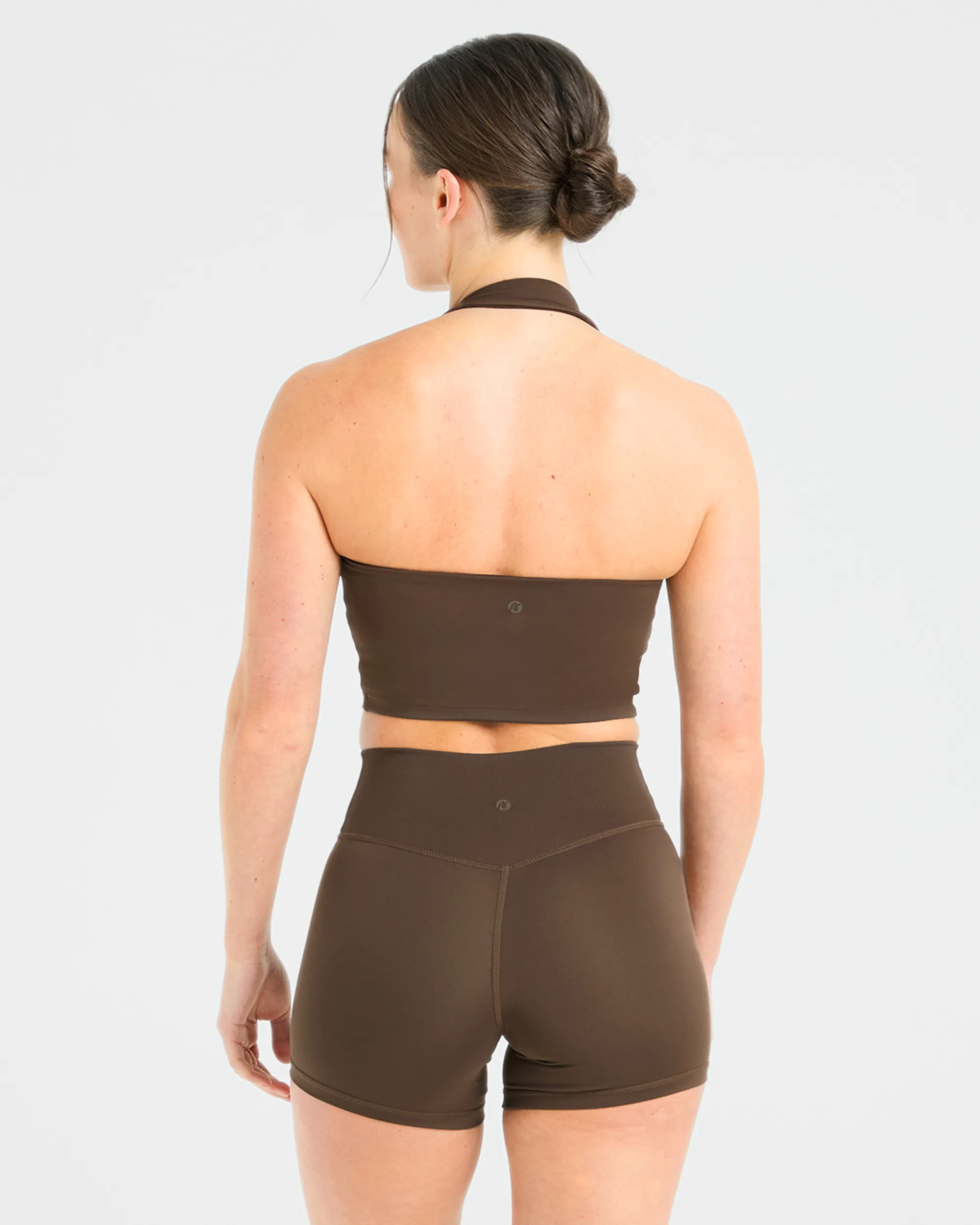 Staple Halterneck Crop Top - Brown sold by AYBL product image thumbnail 2
