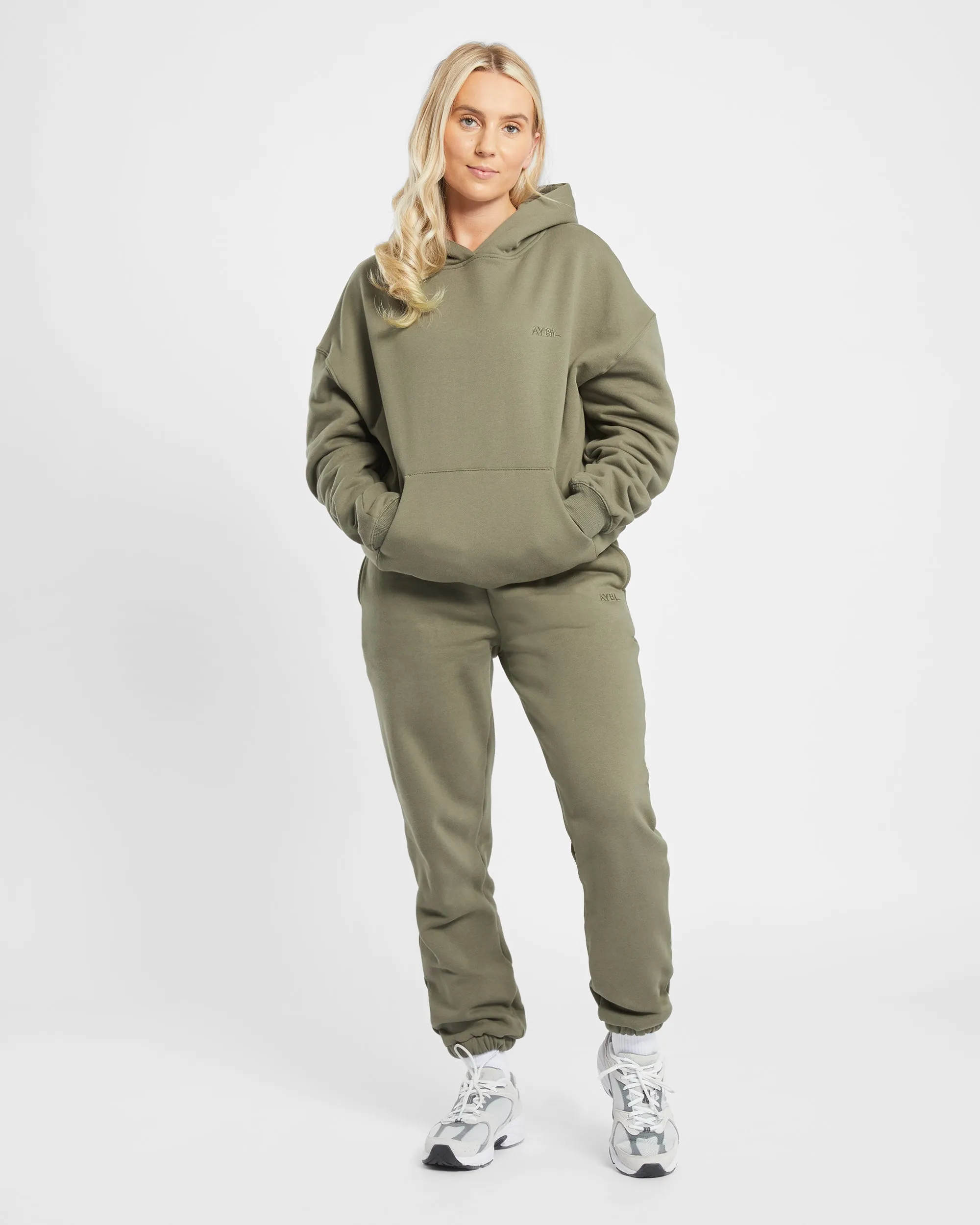 Premium Oversized Hoodie - Dusky Olive sold by AYBL product image thumbnail 3