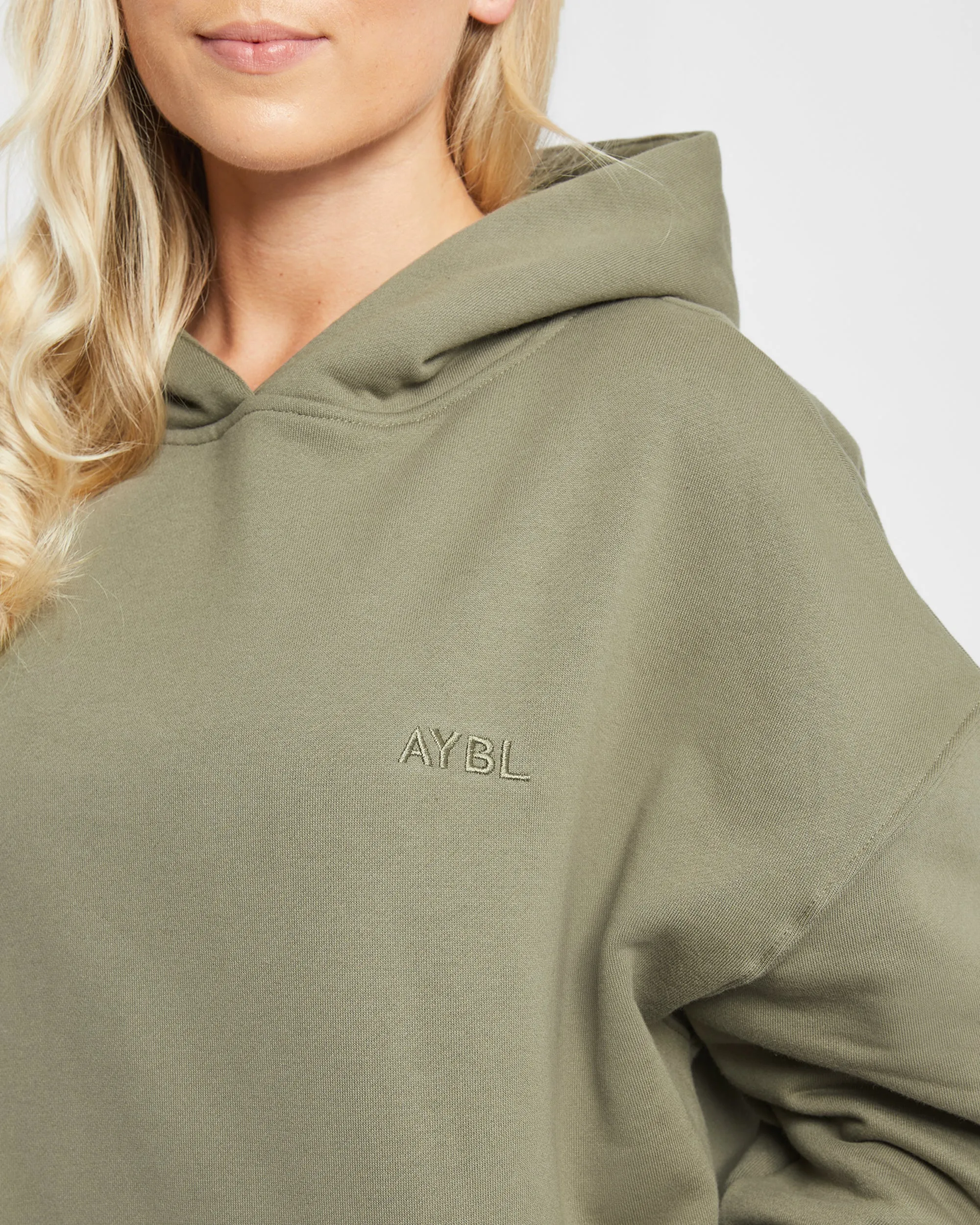 Premium Oversized Hoodie - Dusky Olive sold by AYBL product image thumbnail 5