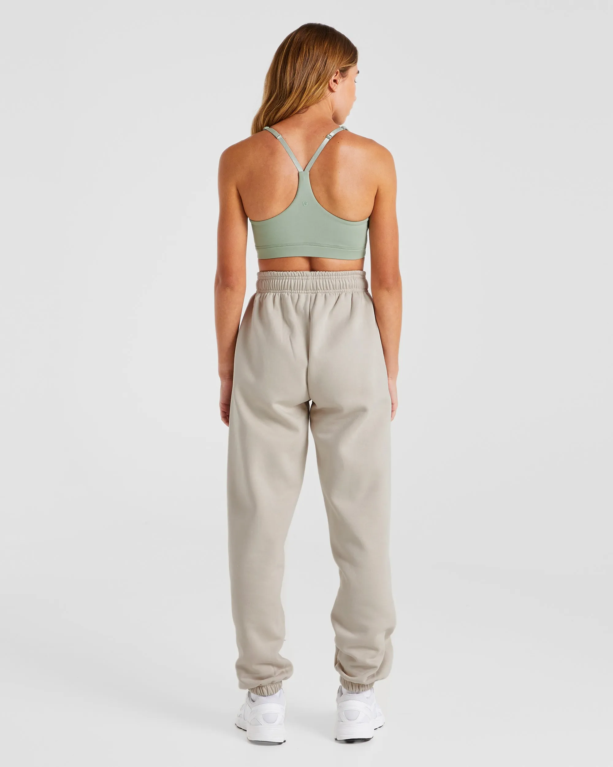 AYBL Club Oversized Joggers - Sand/Green sold by AYBL product image thumbnail 4