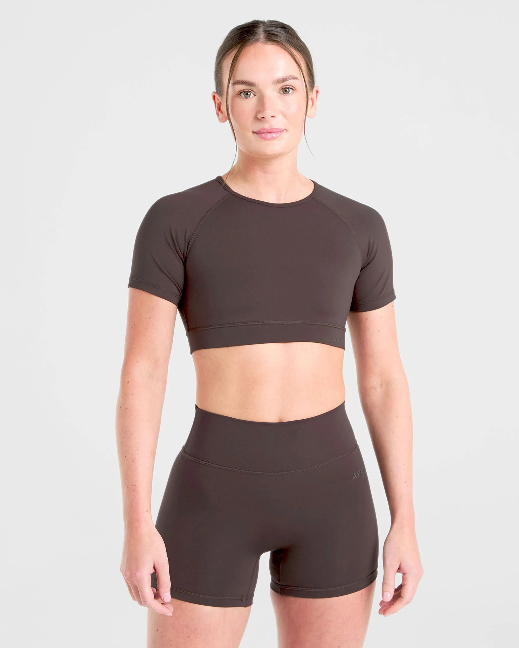 Staple Crop Top - Coffee Brown sold by AYBL