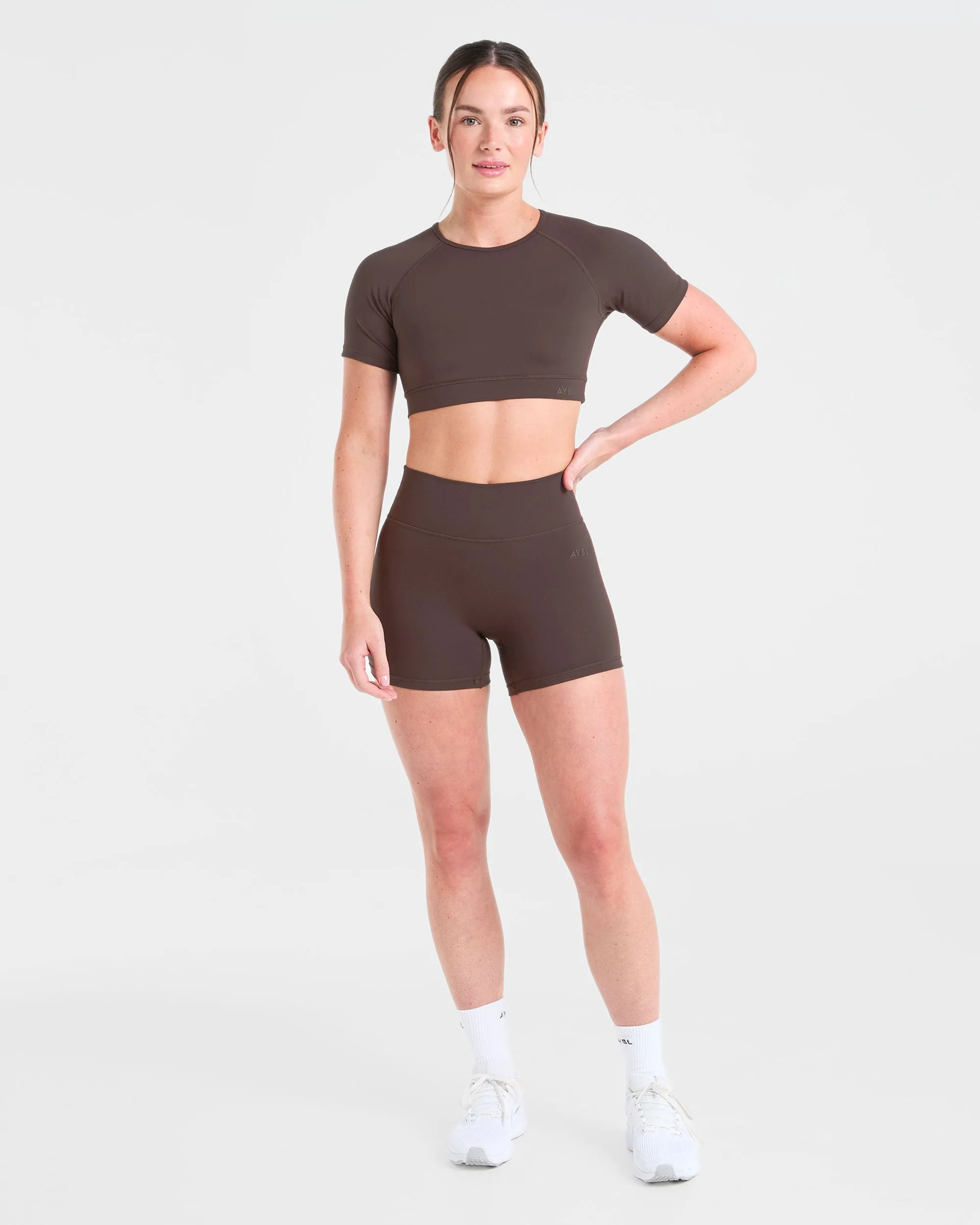 Staple Crop Top - Coffee Brown sold by AYBL product image thumbnail 3