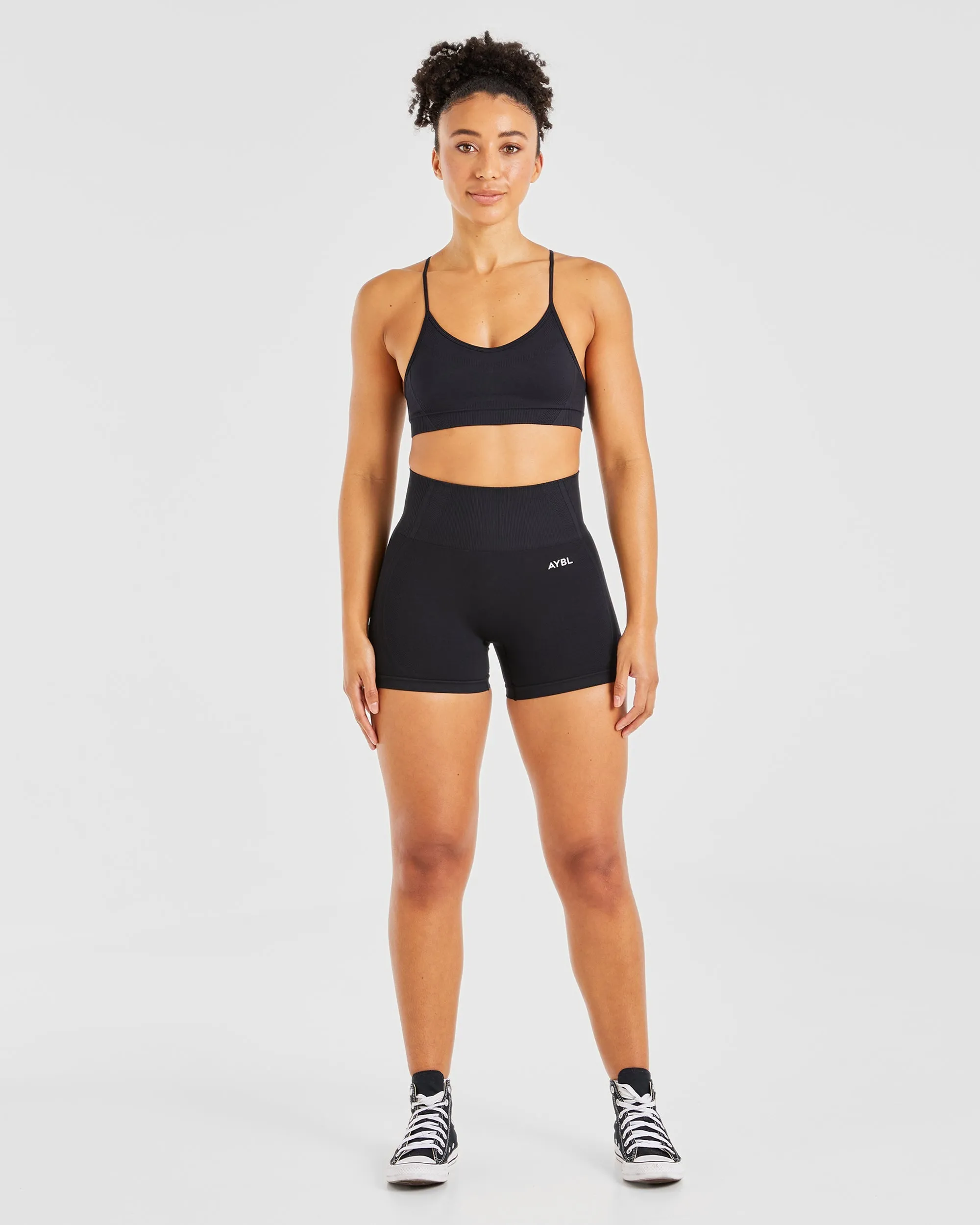 Balance V3 Seamless Strappy Sports Bra - Black sold by AYBL product image thumbnail 3