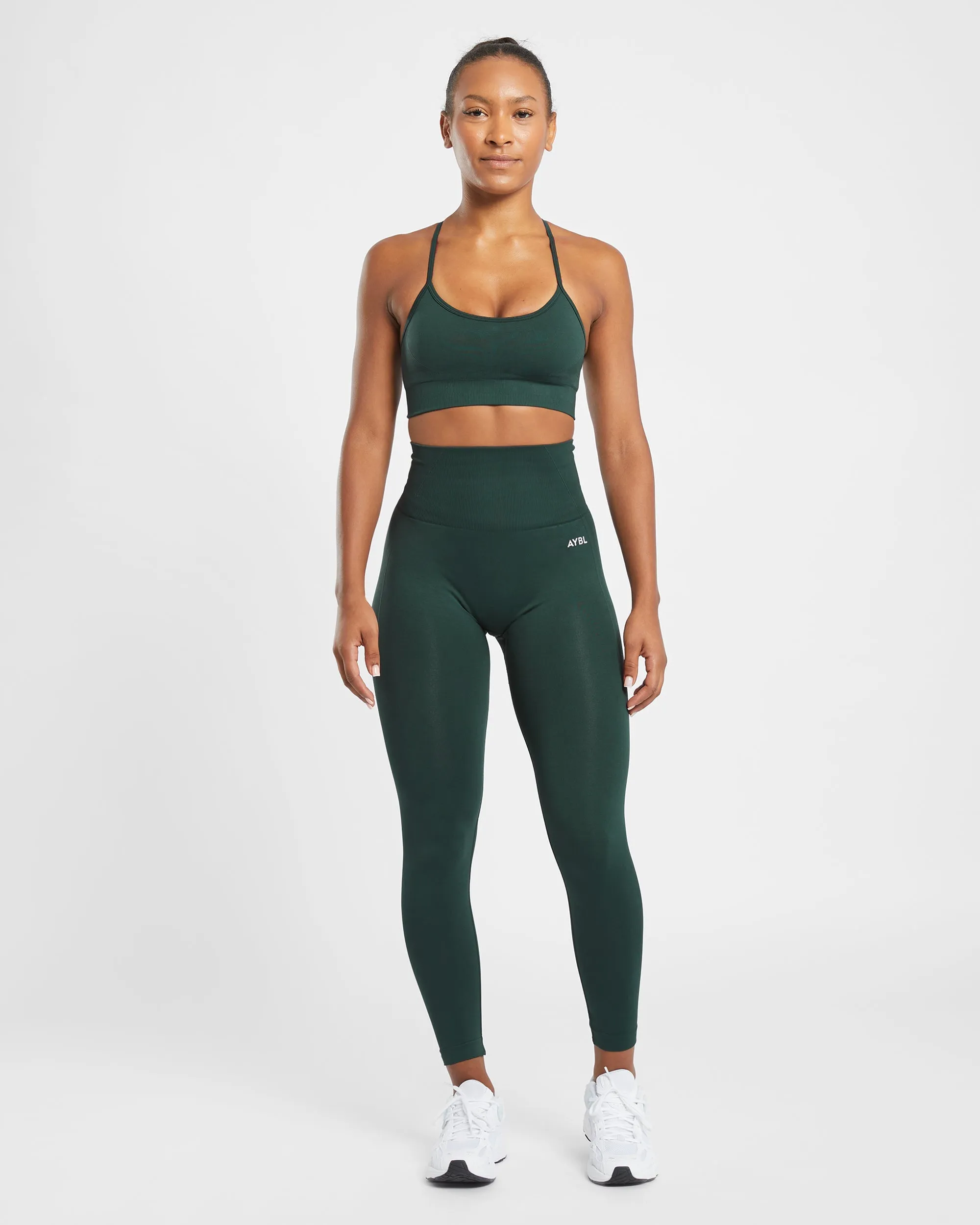 Empower Seamless Leggings - Dark Green sold by AYBL product image thumbnail 3