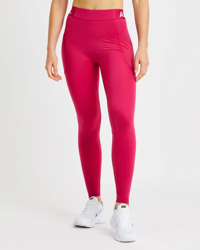 Training Leggings - Raspberry sold by AYBL