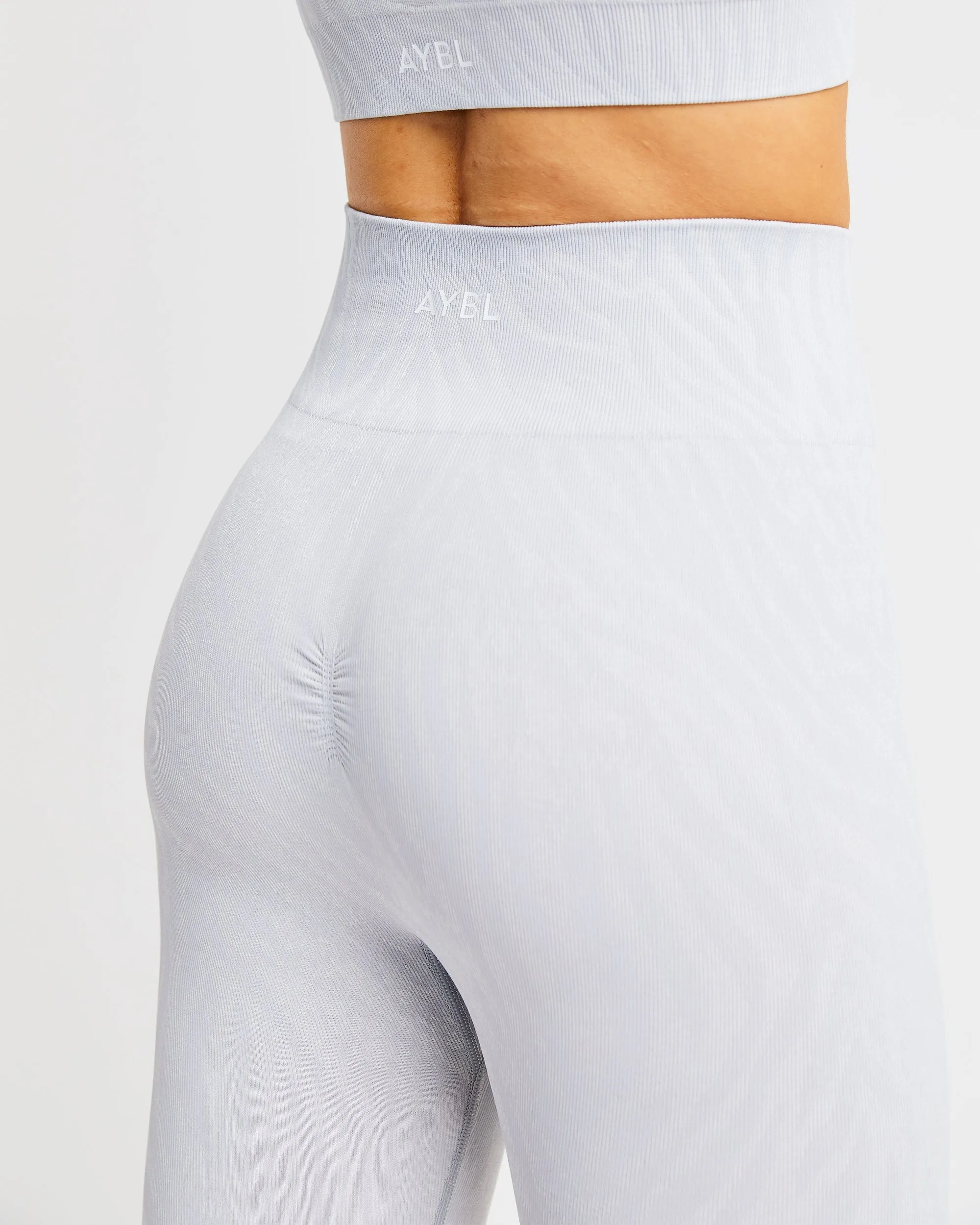 Evolve Animal Seamless Leggings - Light Grey sold by AYBL product image thumbnail 5