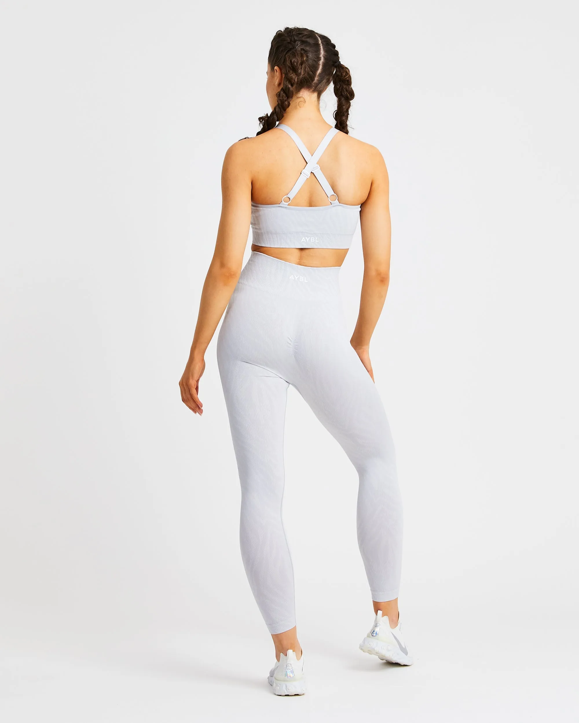 Evolve Animal Seamless Leggings - Light Grey sold by AYBL product image thumbnail 4