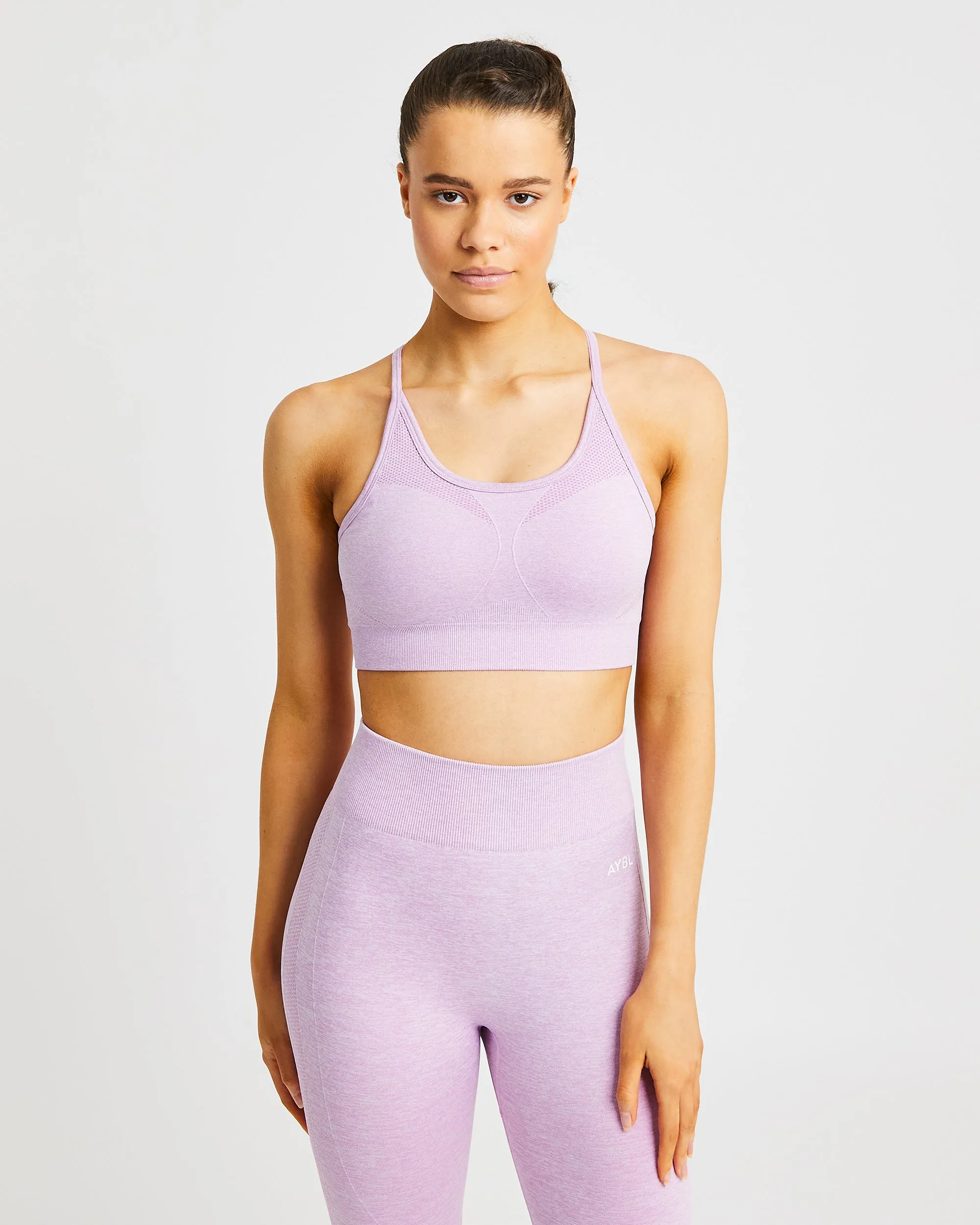 Motion Seamless Sports Bra - Pink sold by AYBL