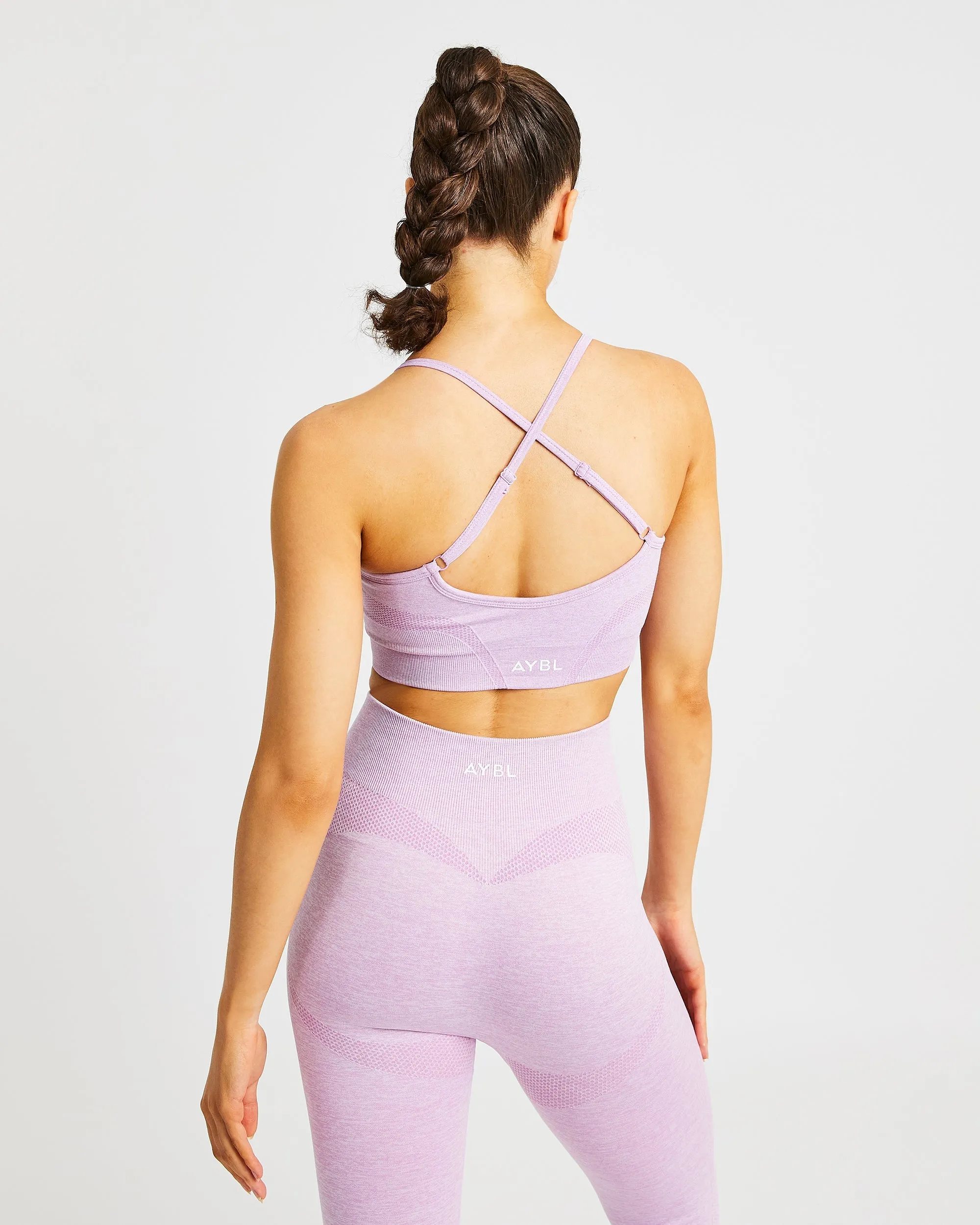 Motion Seamless Sports Bra - Pink sold by AYBL product image thumbnail 2