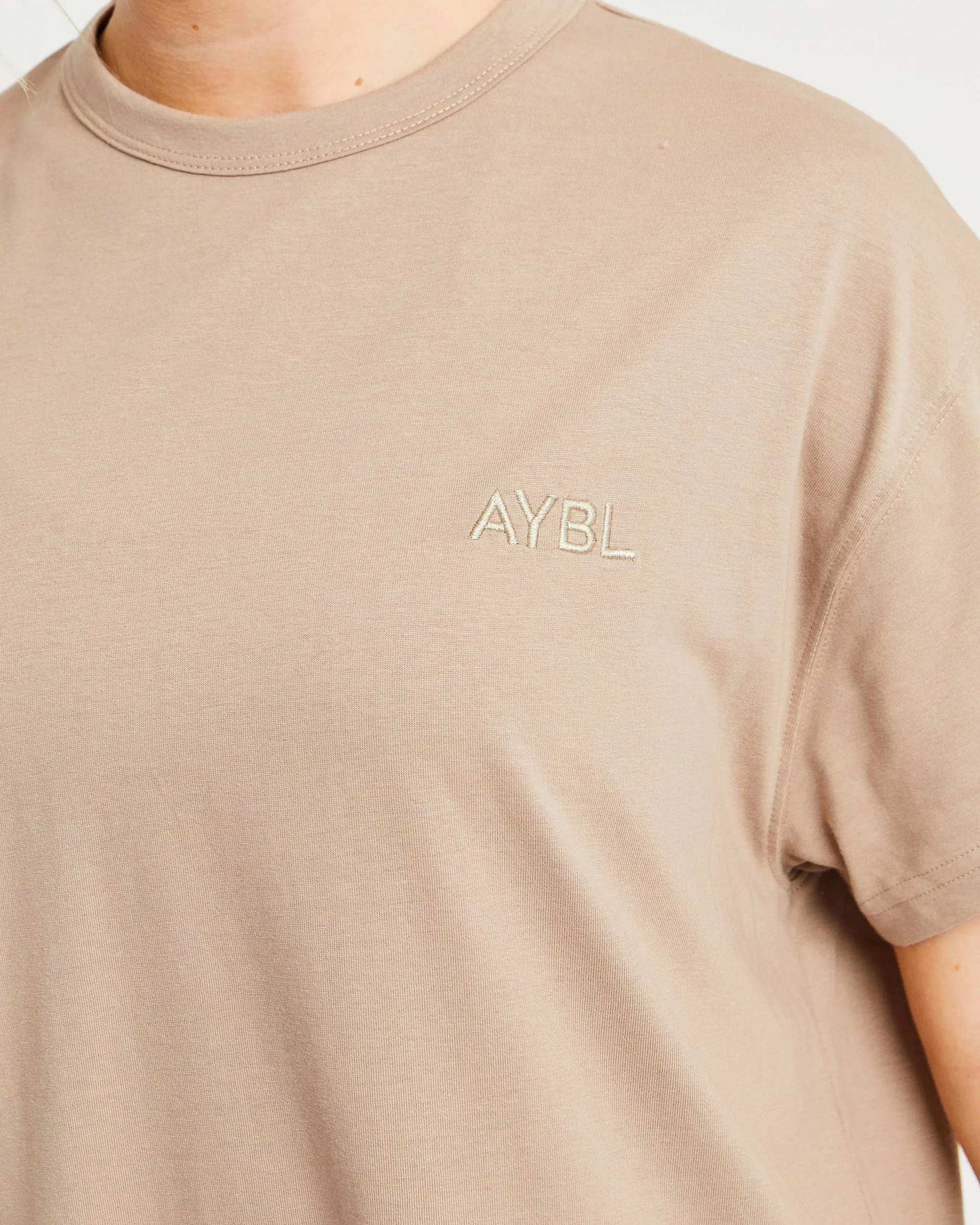 Luxe T Shirt - Mocha sold by AYBL product image thumbnail 5