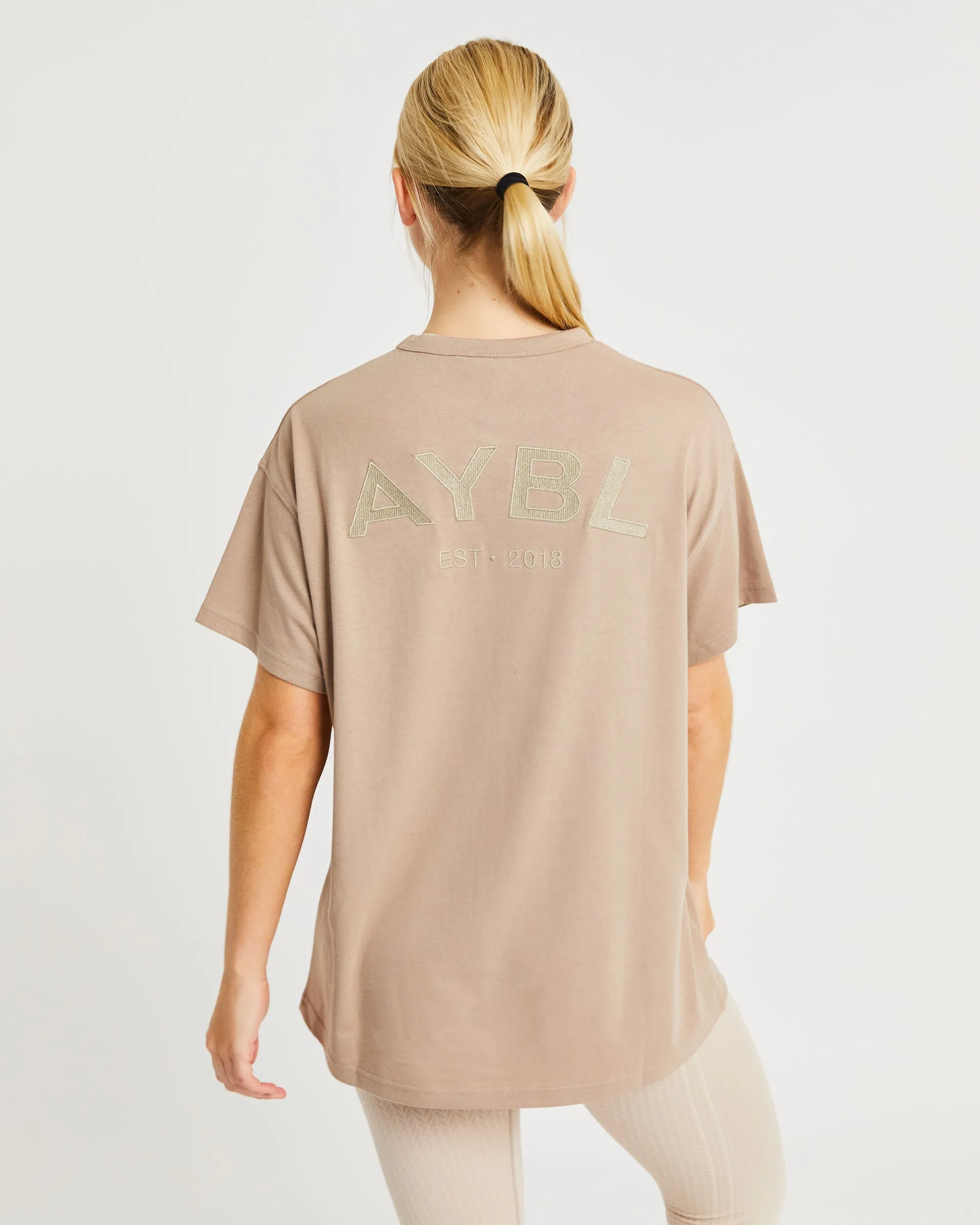 Luxe T Shirt - Mocha sold by AYBL product image thumbnail 2