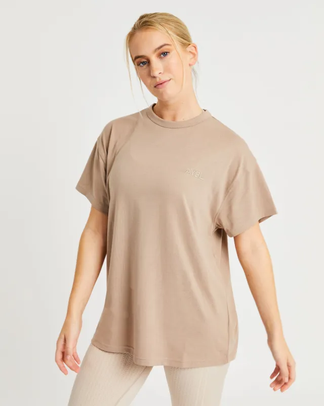 Luxe T Shirt - Mocha sold by AYBL