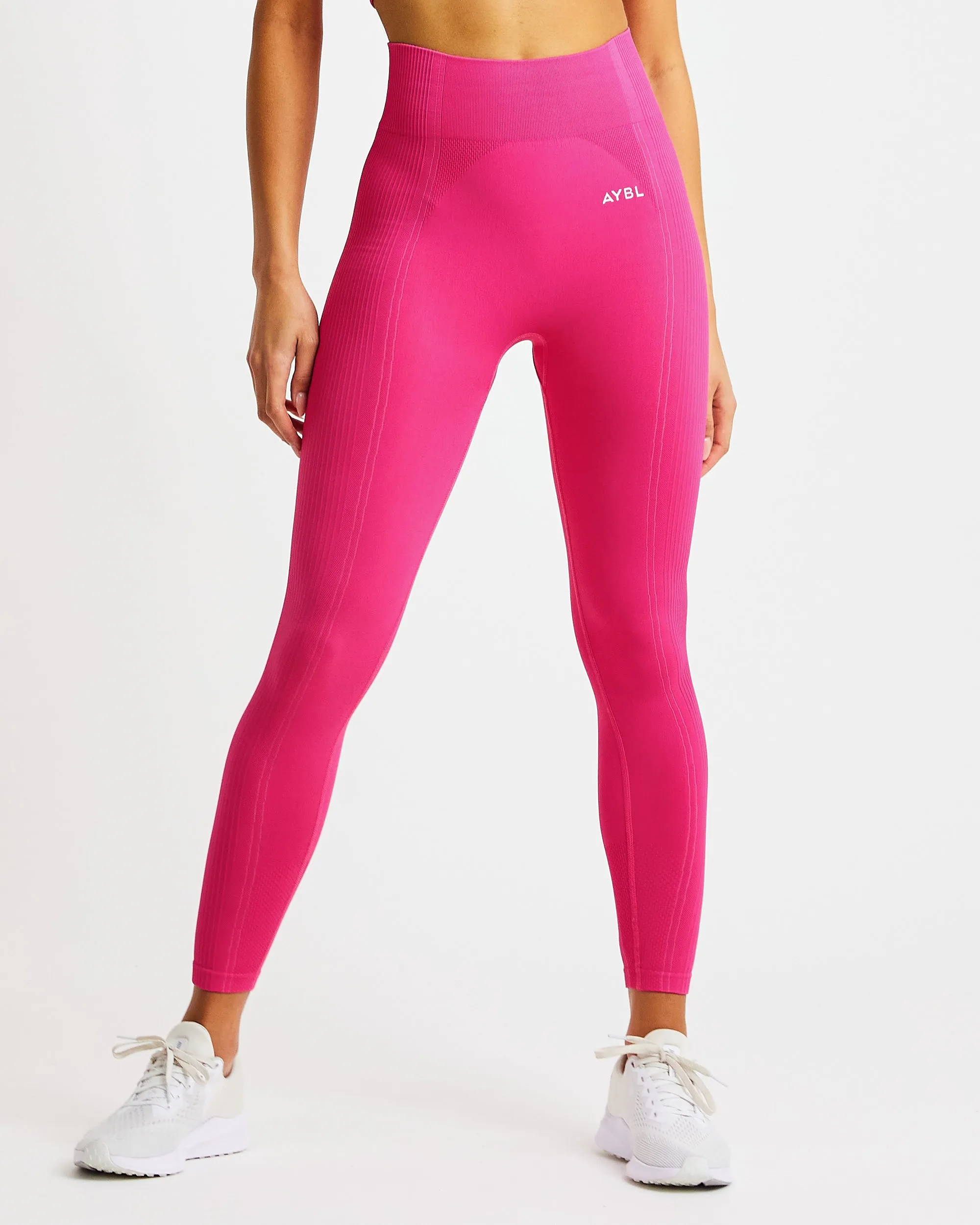 Reflex Seamless Leggings - Fuchsia Pink sold by AYBL