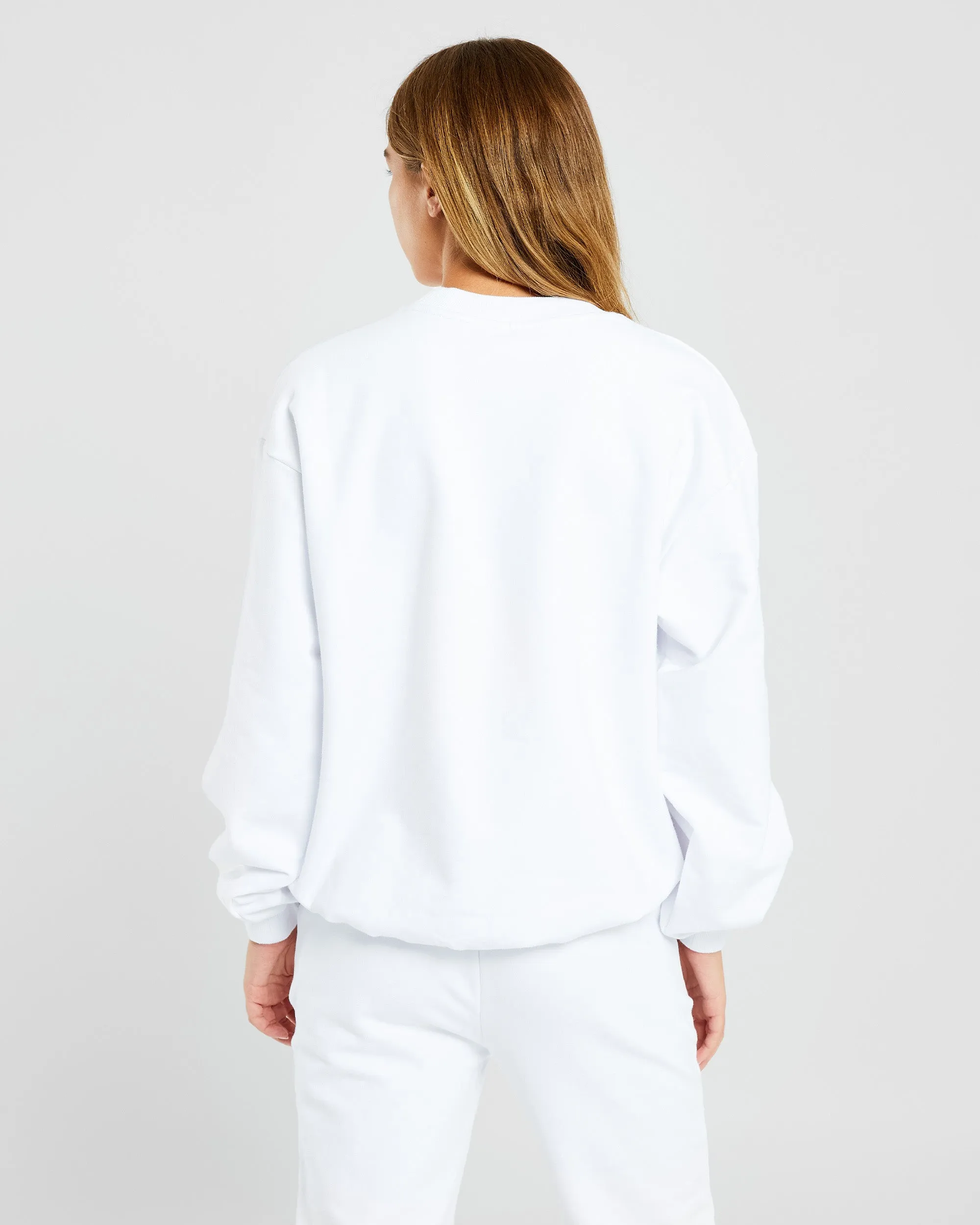 Everyday Relaxed Sweater - White sold by AYBL product image thumbnail 2