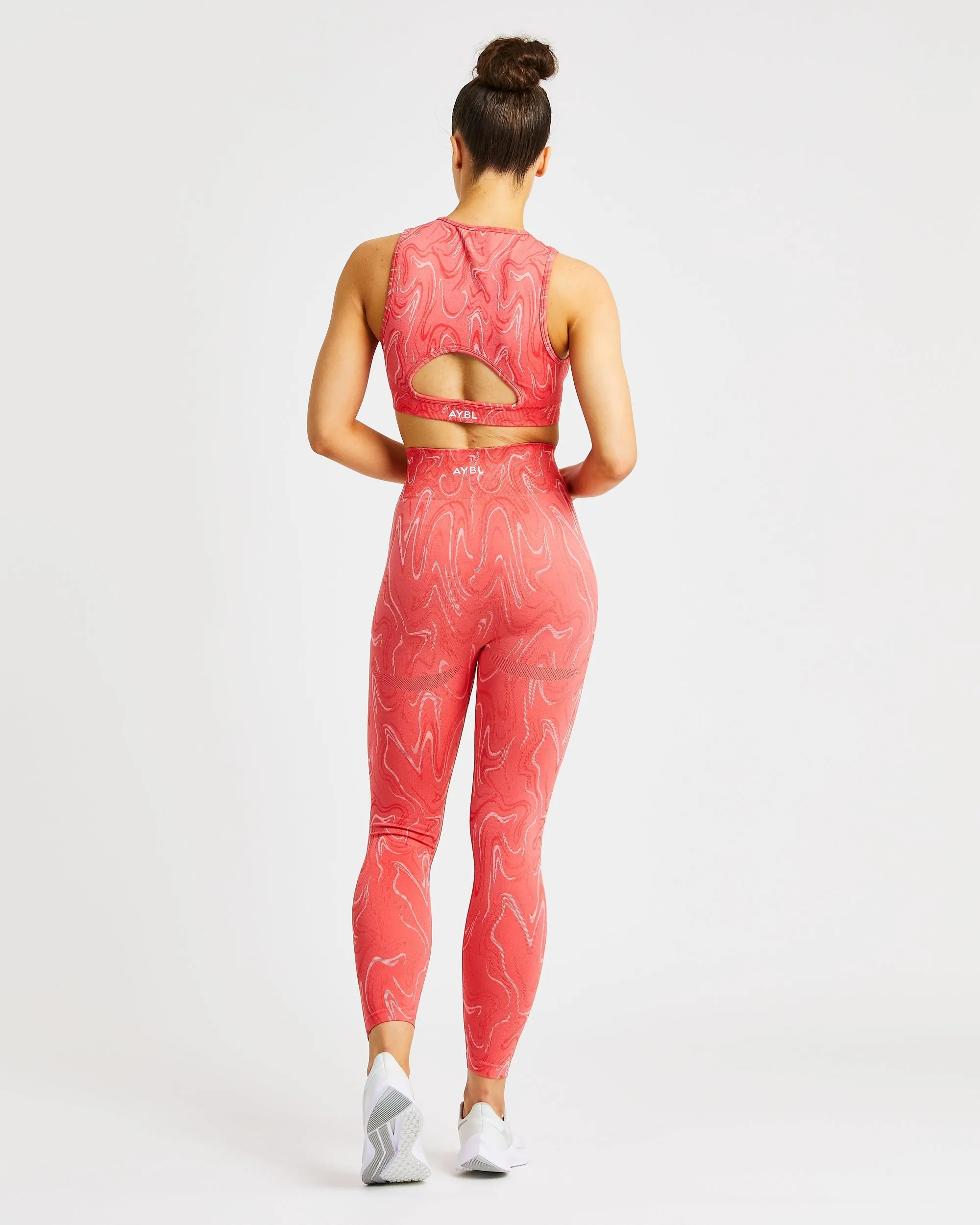 Velocity Seamless Leggings - Coral sold by AYBL product image thumbnail 4