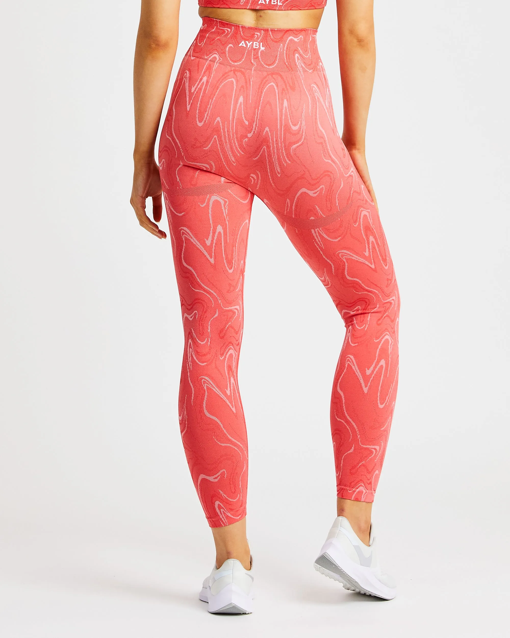 Velocity Seamless Leggings - Coral sold by AYBL product image thumbnail 2