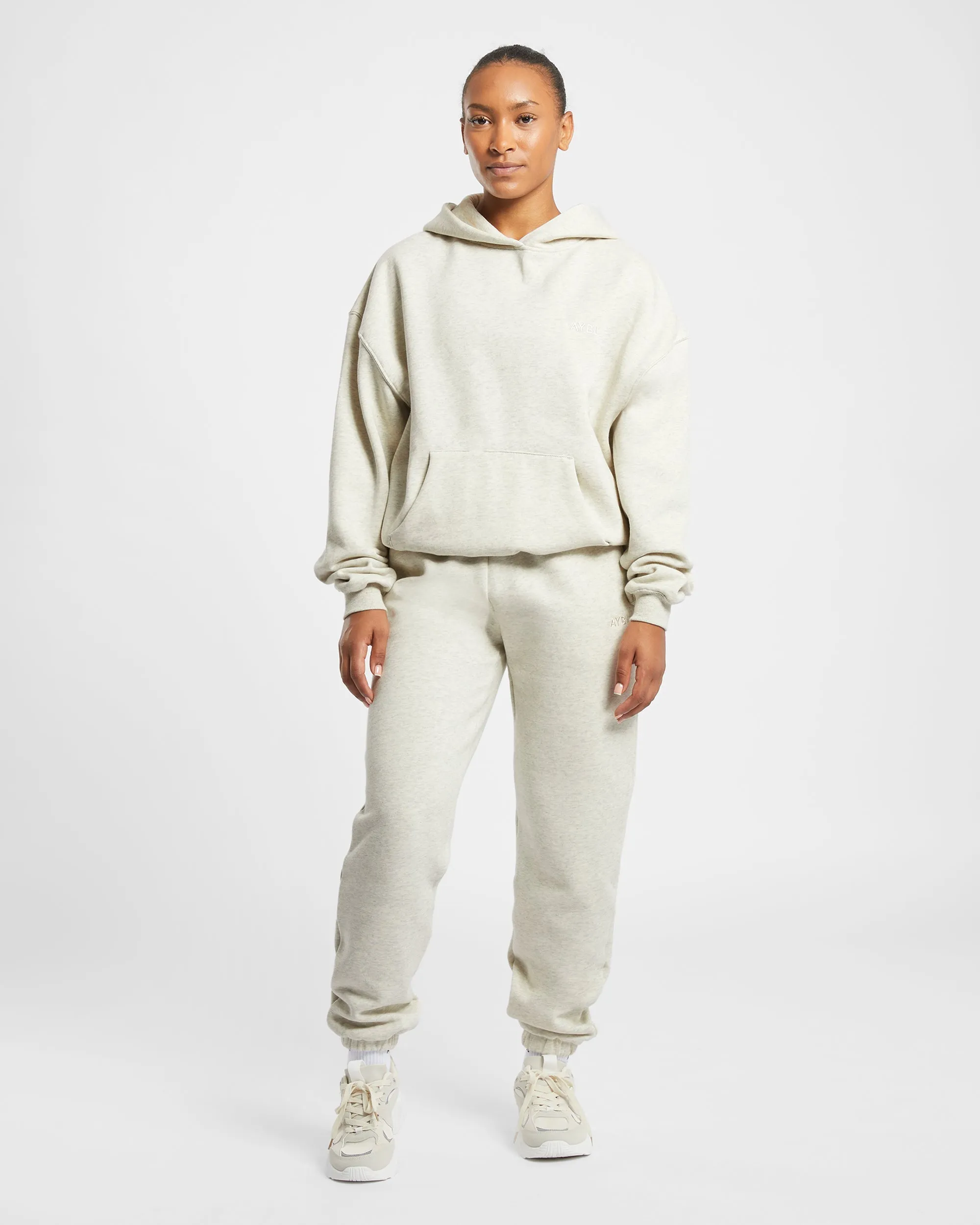 Premium Oversized Hoodie - Beige Marl sold by AYBL product image thumbnail 3