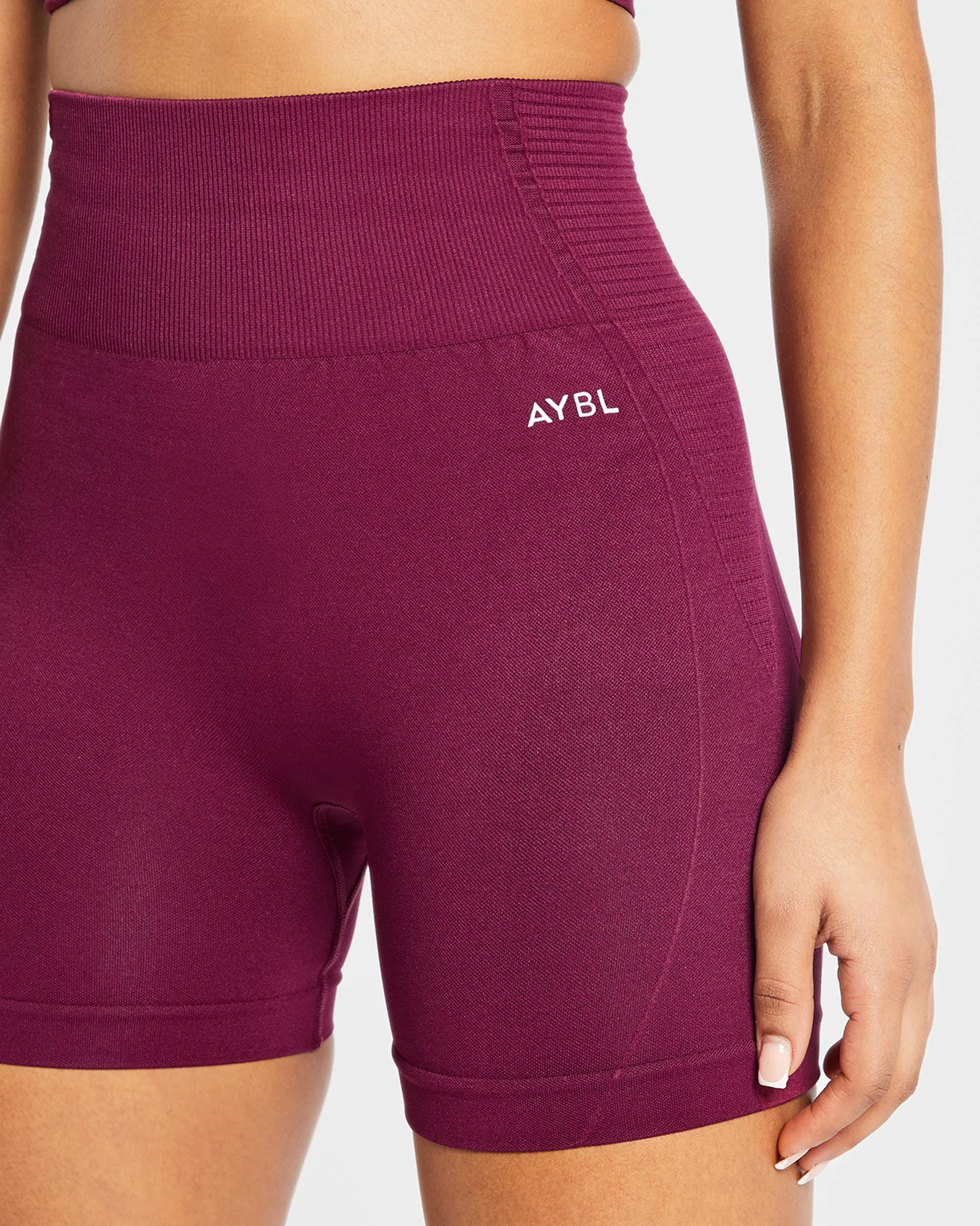 Balance V2 Seamless Shorts - Purple Wine sold by AYBL product image thumbnail 5