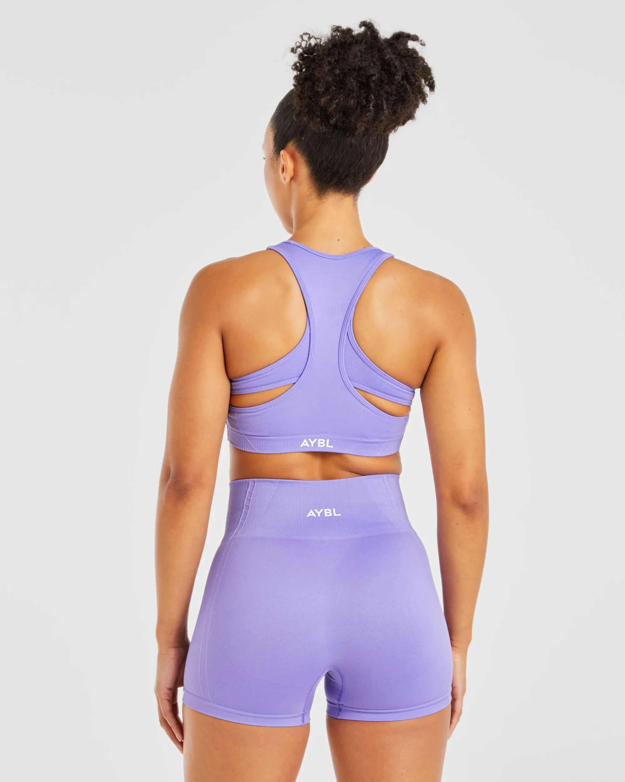 Balance V3 Seamless Sports Bra - Lavender Purple sold by AYBL product image thumbnail 2
