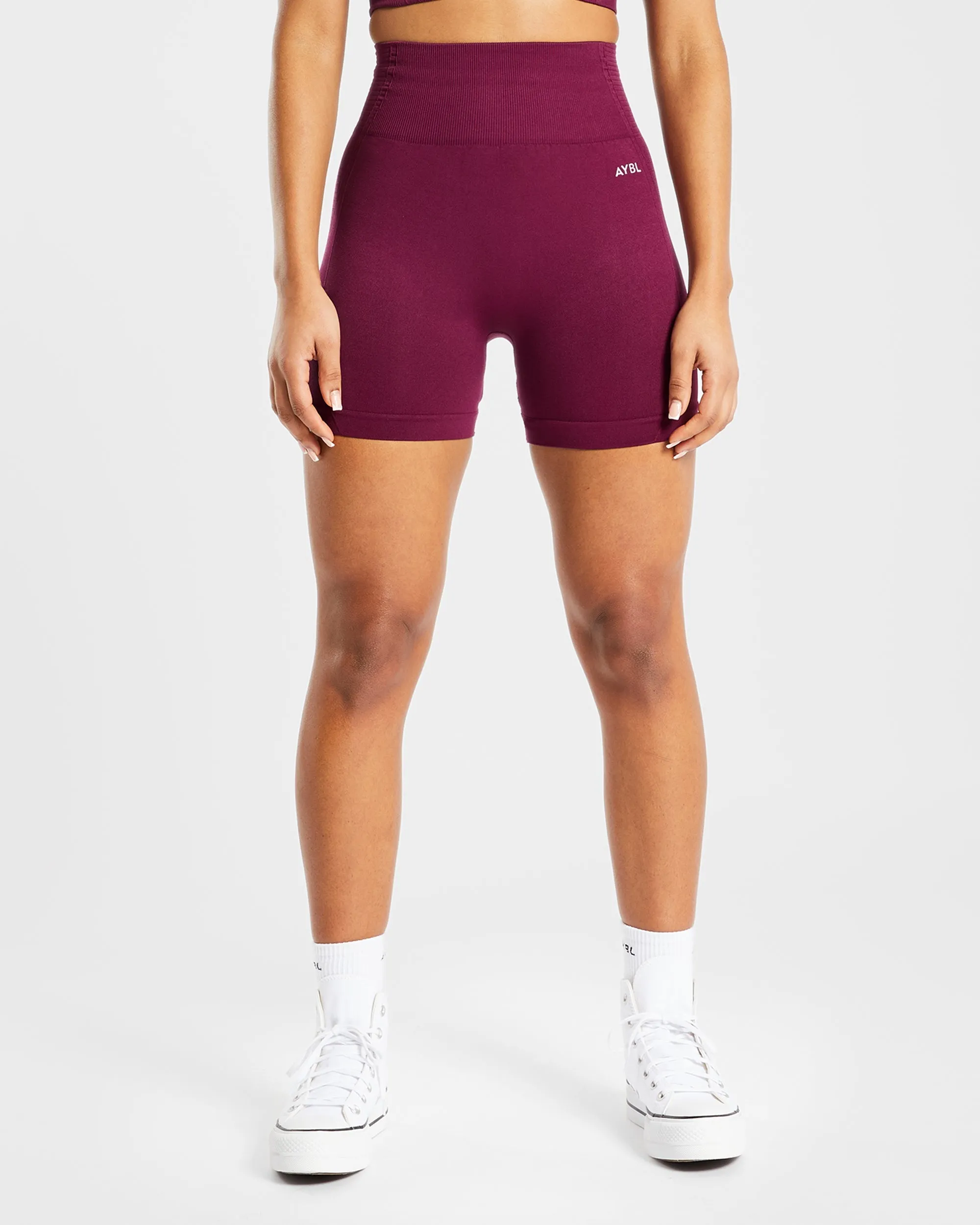 Balance V2 Seamless Shorts - Purple Wine sold by AYBL