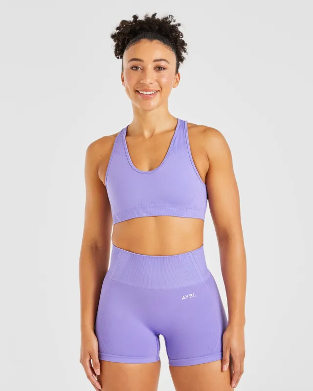Balance V3 Seamless Sports Bra - Lavender Purple sold by AYBL