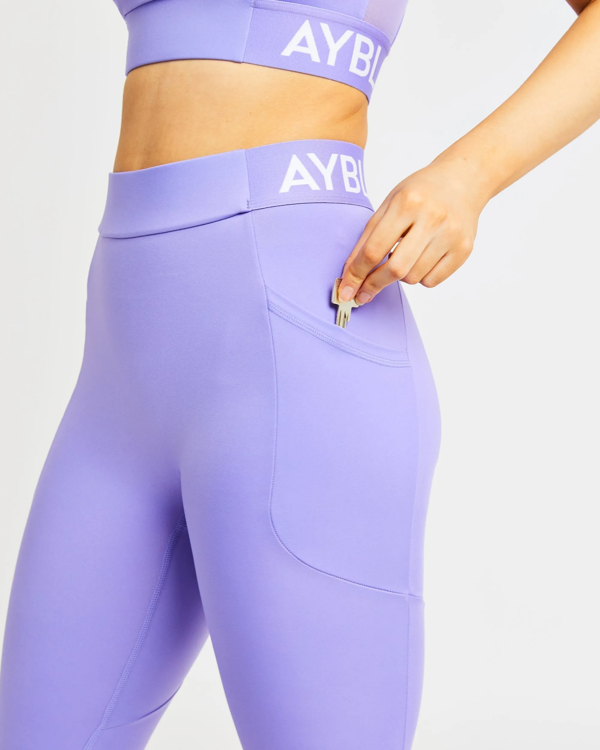 Training Leggings - Purple sold by AYBL product image thumbnail 5