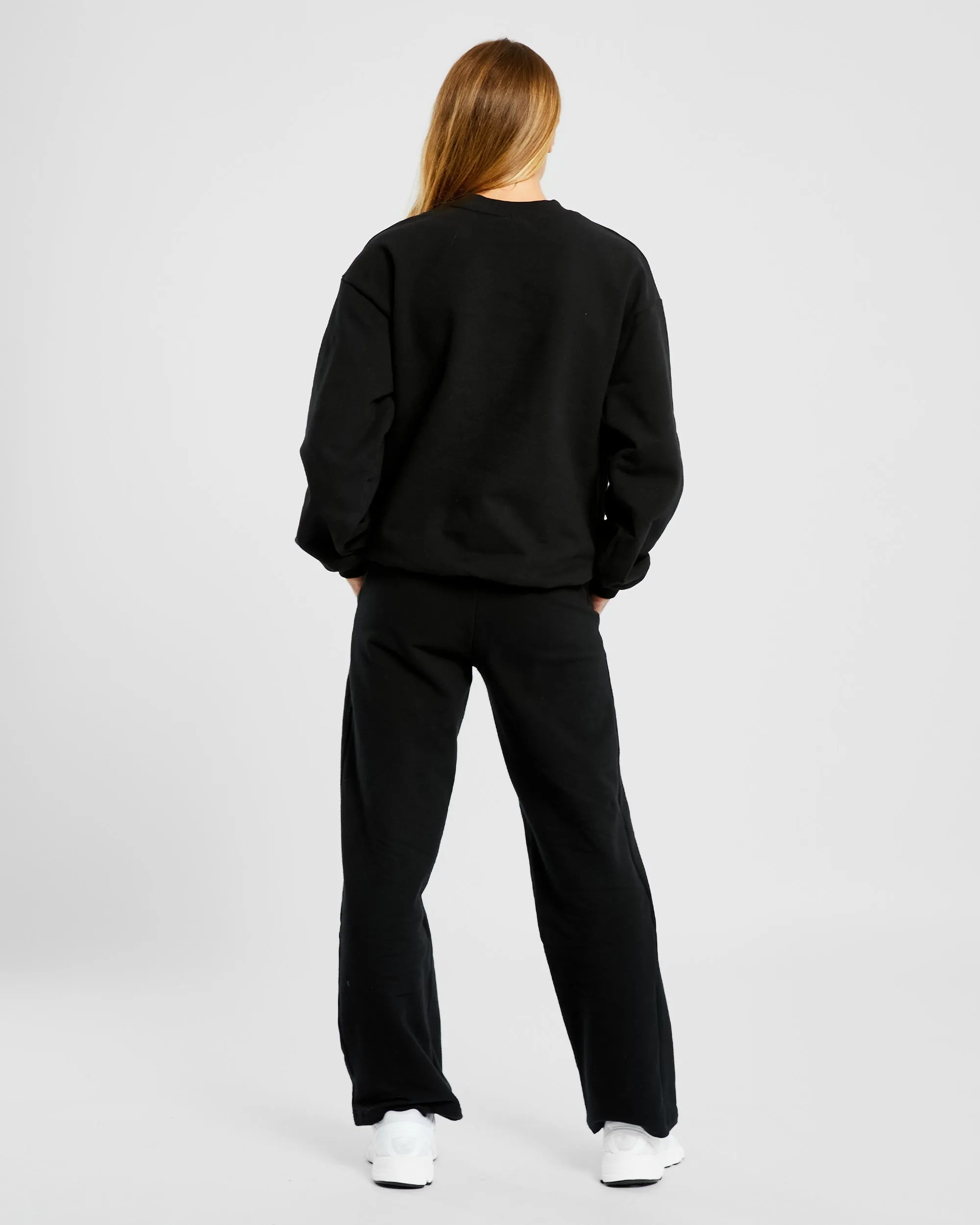 Everyday Relaxed Sweater - Black sold by AYBL product image thumbnail 4