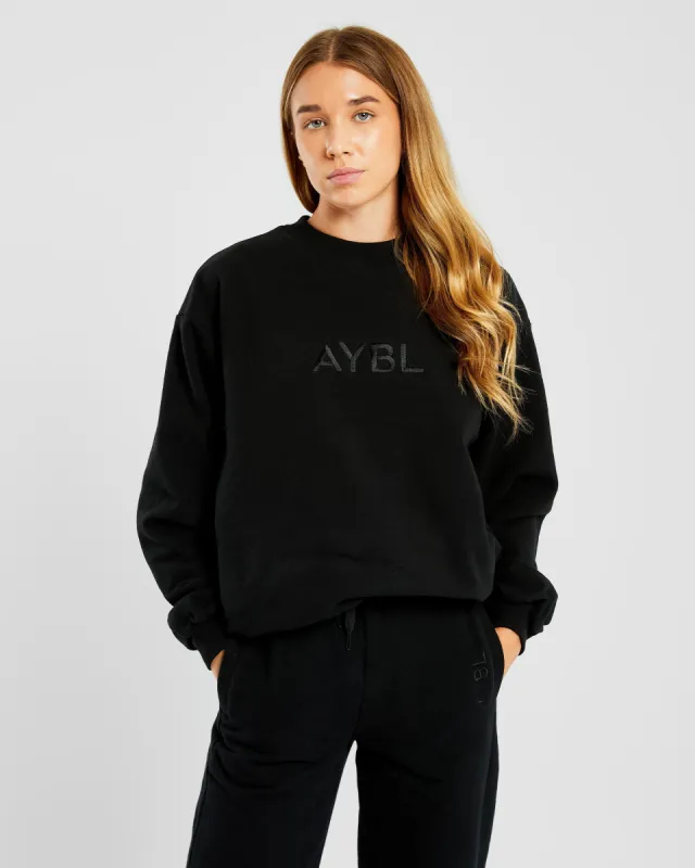 Everyday Relaxed Sweater - Black sold by AYBL