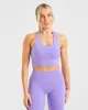 Staple Halterneck Crop Top - Vibrant Violet sold by AYBL