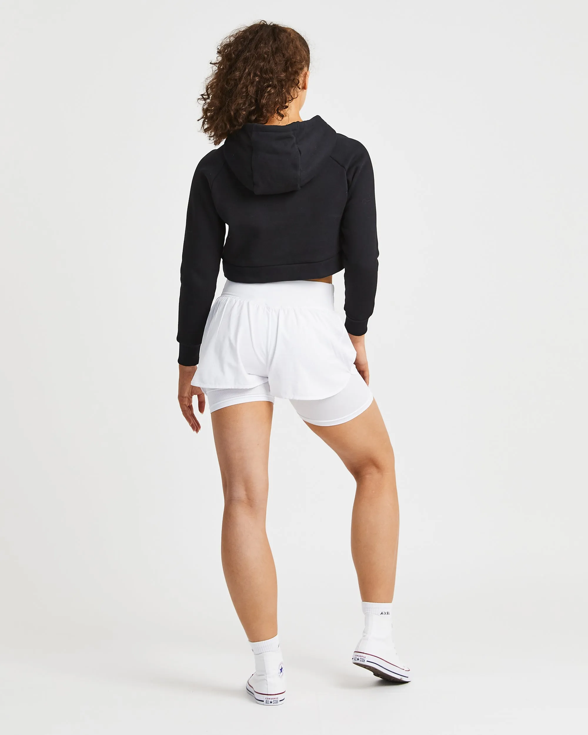 Staple Crop Hoodie - Black sold by AYBL product image thumbnail 4