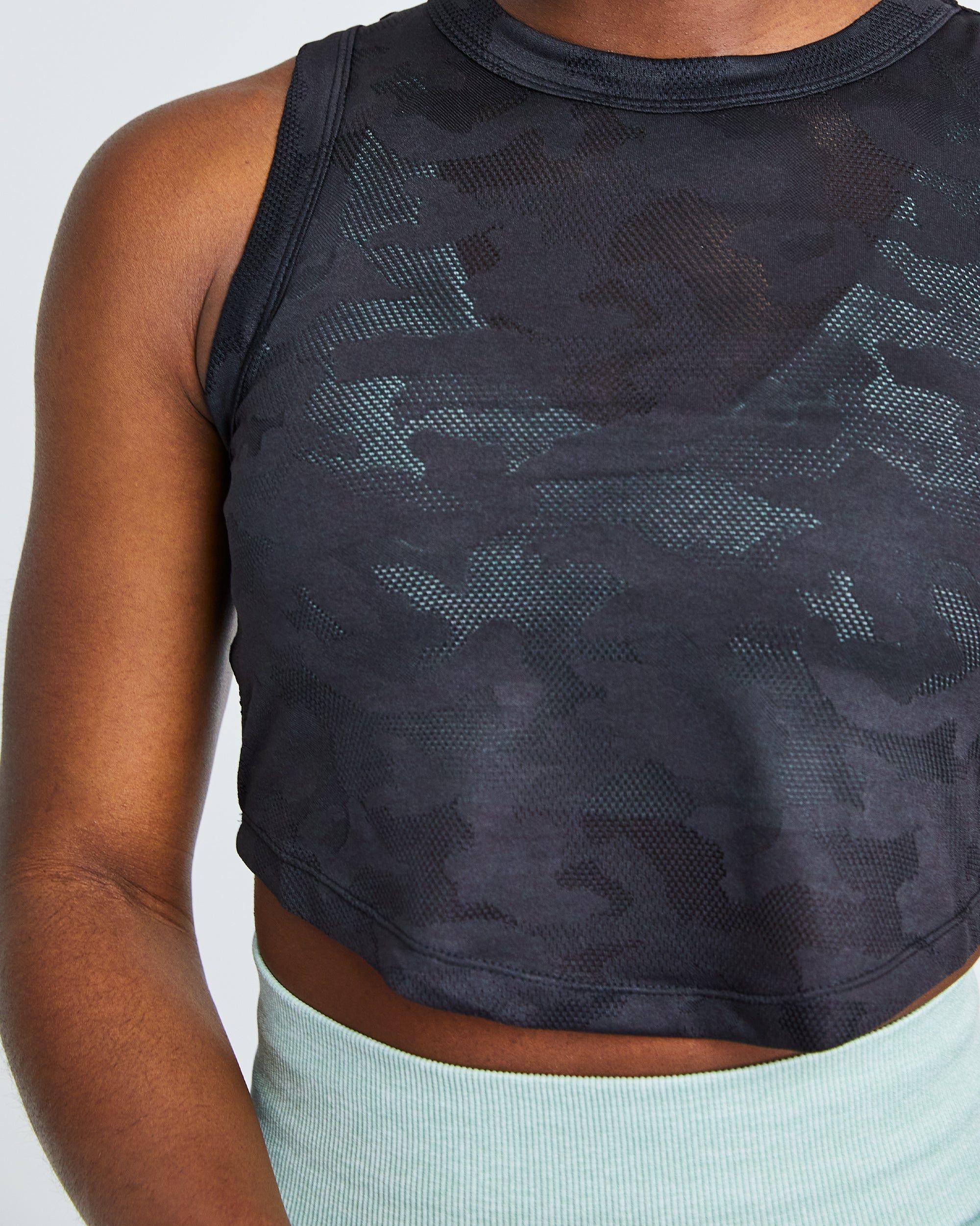 Evolve Camo Crop Vest - Black sold by AYBL product image thumbnail 7