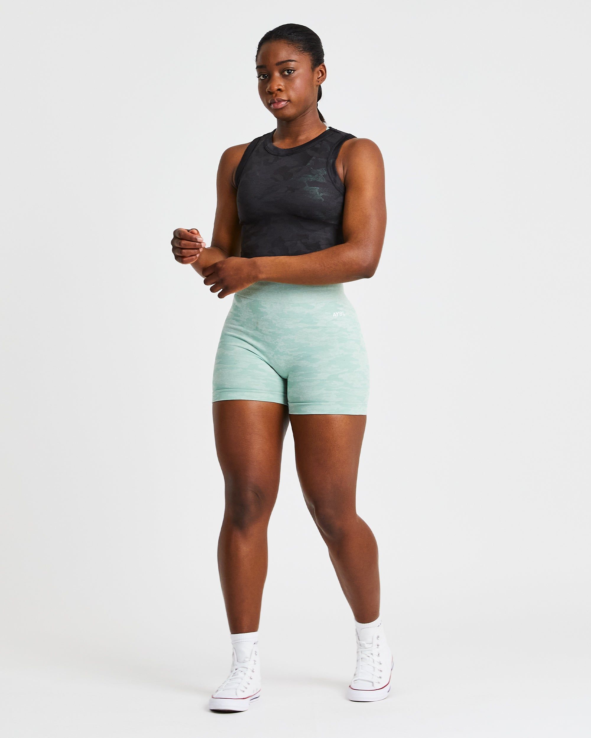 Evolve Camo Crop Vest - Black sold by AYBL product image thumbnail 3