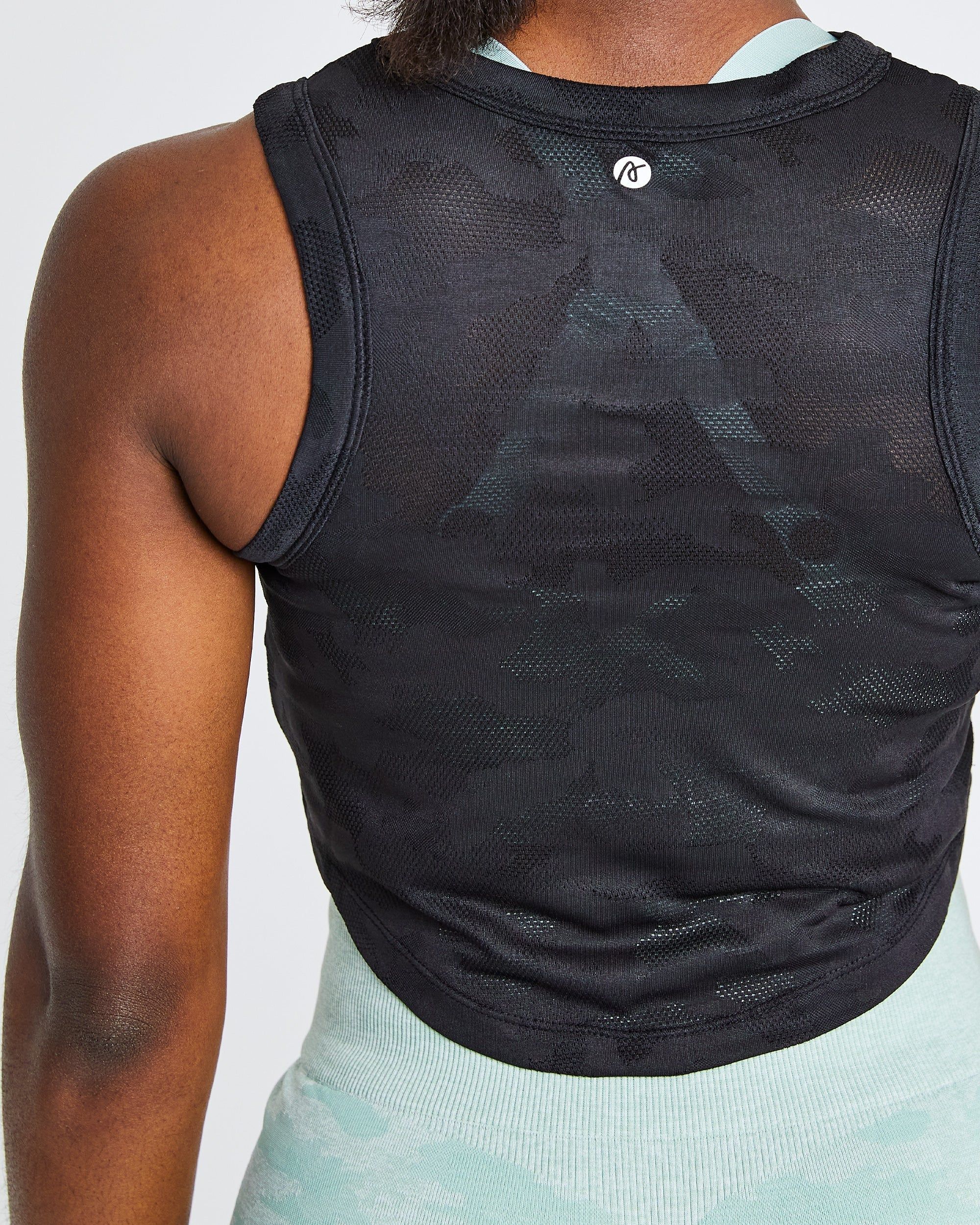 Evolve Camo Crop Vest - Black sold by AYBL product image thumbnail 8