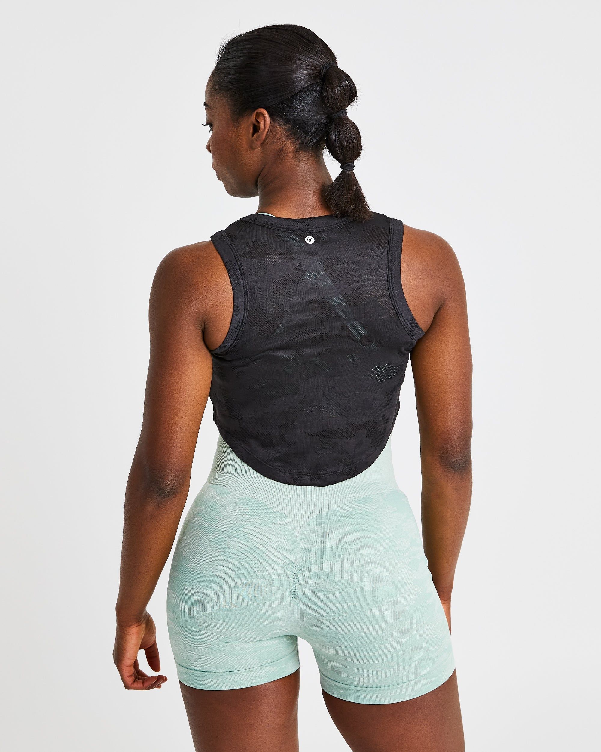 Evolve Camo Crop Vest - Black sold by AYBL product image thumbnail 2