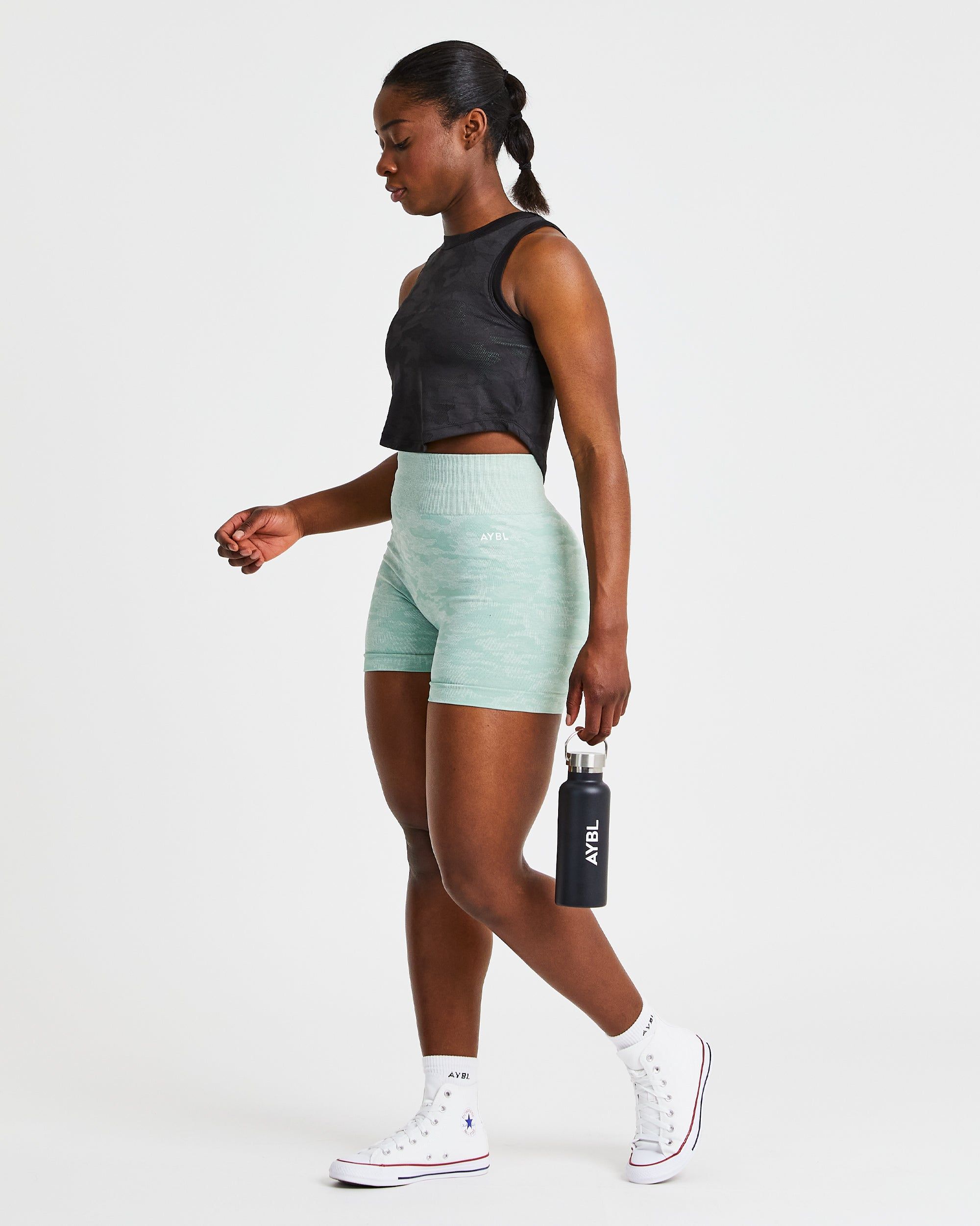 Evolve Camo Crop Vest - Black sold by AYBL product image thumbnail 6