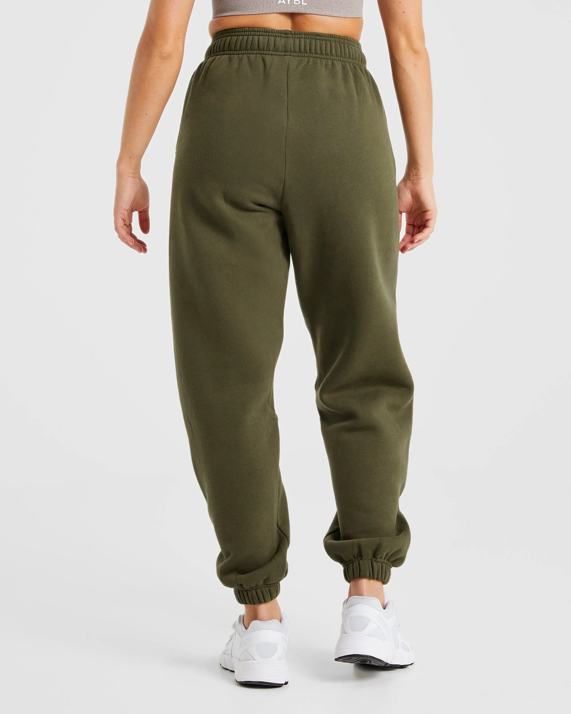 Varsity Oversized Joggers - Khaki sold by AYBL product image thumbnail 2