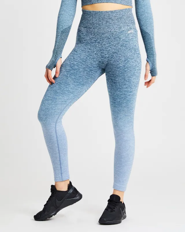 Pulse Ombré Seamless Leggings - Teal sold by AYBL