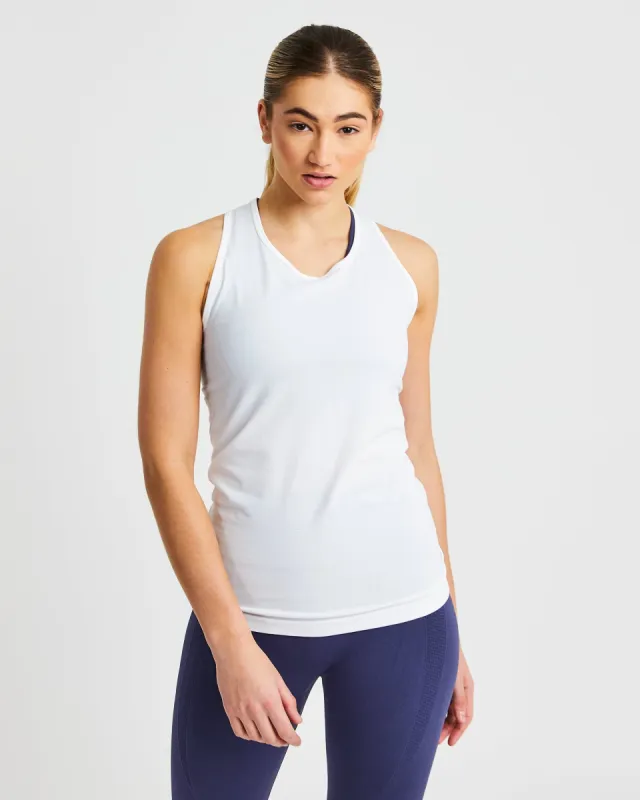 Embrace Seamless Vest - White sold by AYBL