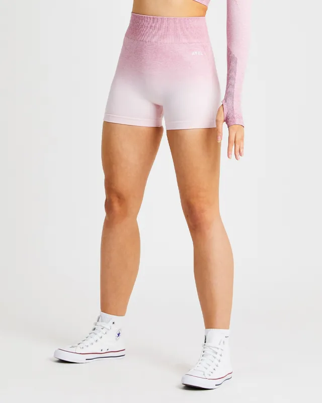 Pulse Ombré Seamless Shorts - Pink sold by AYBL