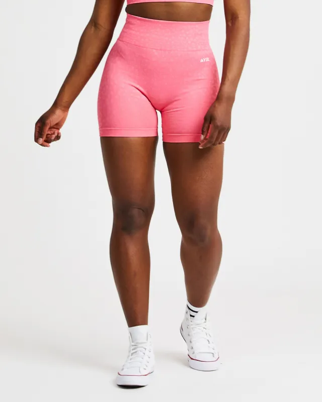 Evolve Speckle Seamless Shorts - Coral Pink sold by AYBL