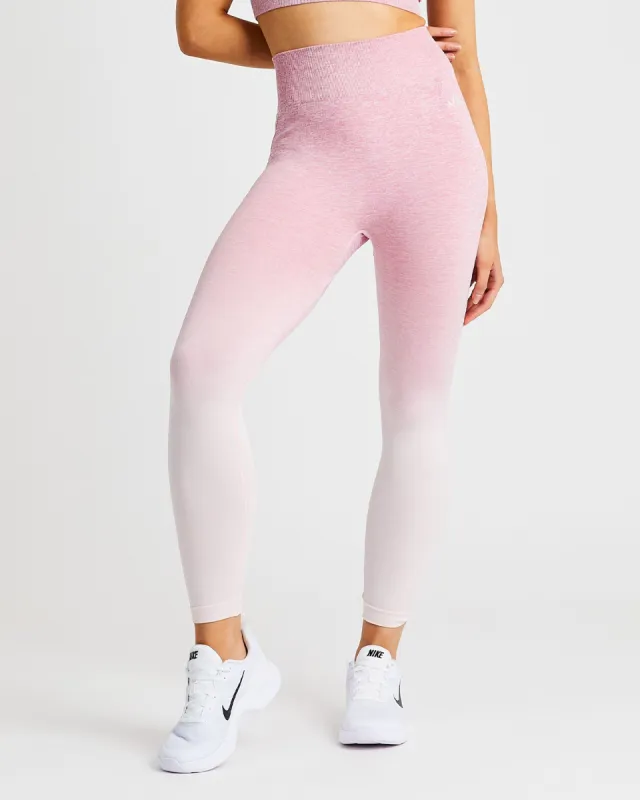 Pulse Ombré Seamless Leggings - Pink sold by AYBL