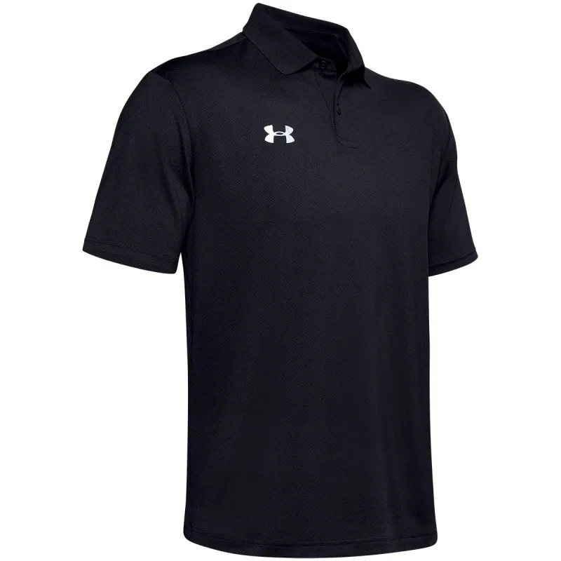 48-Hour Under Armour Men's Black Team Performance Polo made by Under Armour