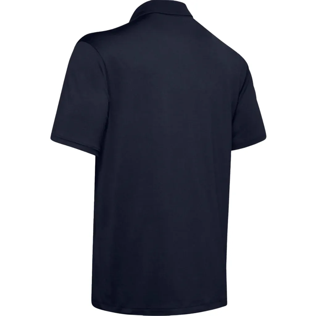 Under Armour Men's Midnight Navy Team Performance Polo sold by Merchology product image thumbnail 2