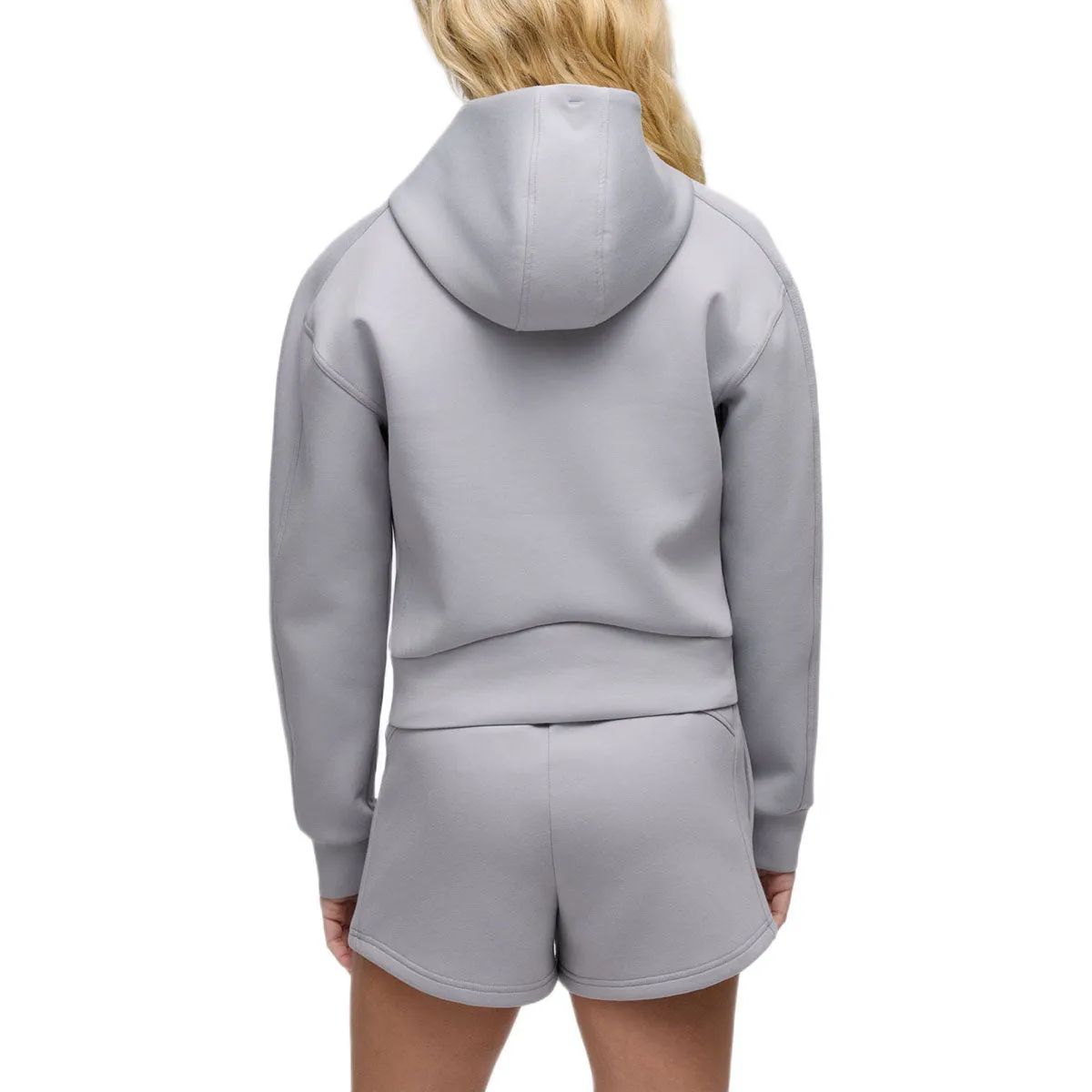 UNRL Women's Core Grey Essence Full-Zip Hoodie sold by Merchology product image thumbnail 2